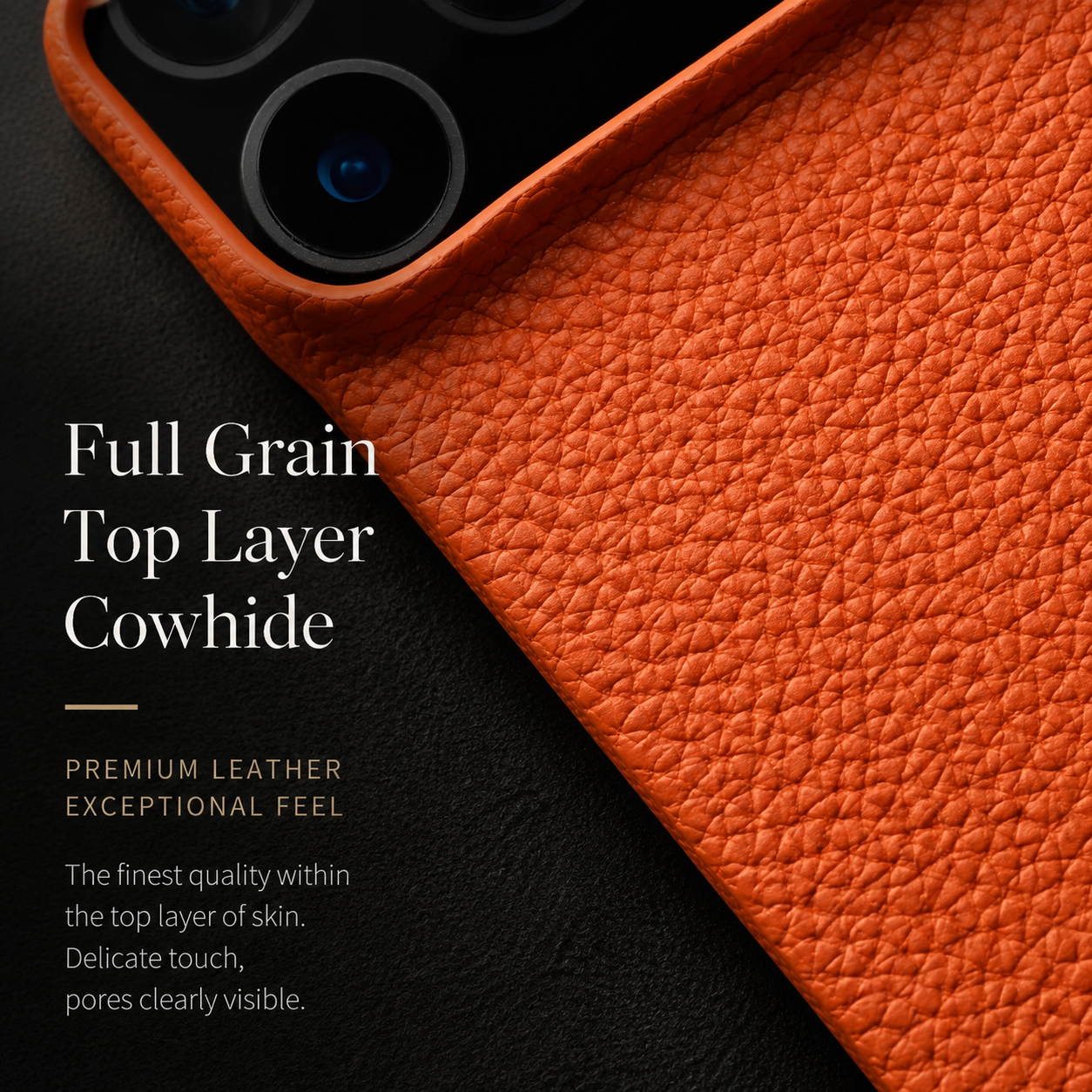 Premium iPhone Case MagSafe Compatible Genuine Leather Magnetic Protective Cover Luxury Cowhide Leather Slim Shockproof Full Coverage