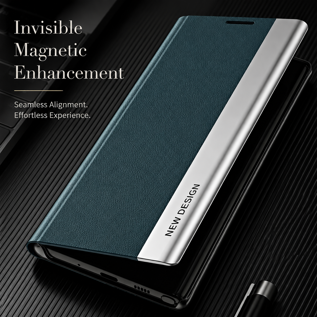 Premium iPhone Case MagSafe Compatible Leather Flip Wallet Cover Card Holder Stand Magnetic Shockproof Protective Case Screen Protection Slim Design
