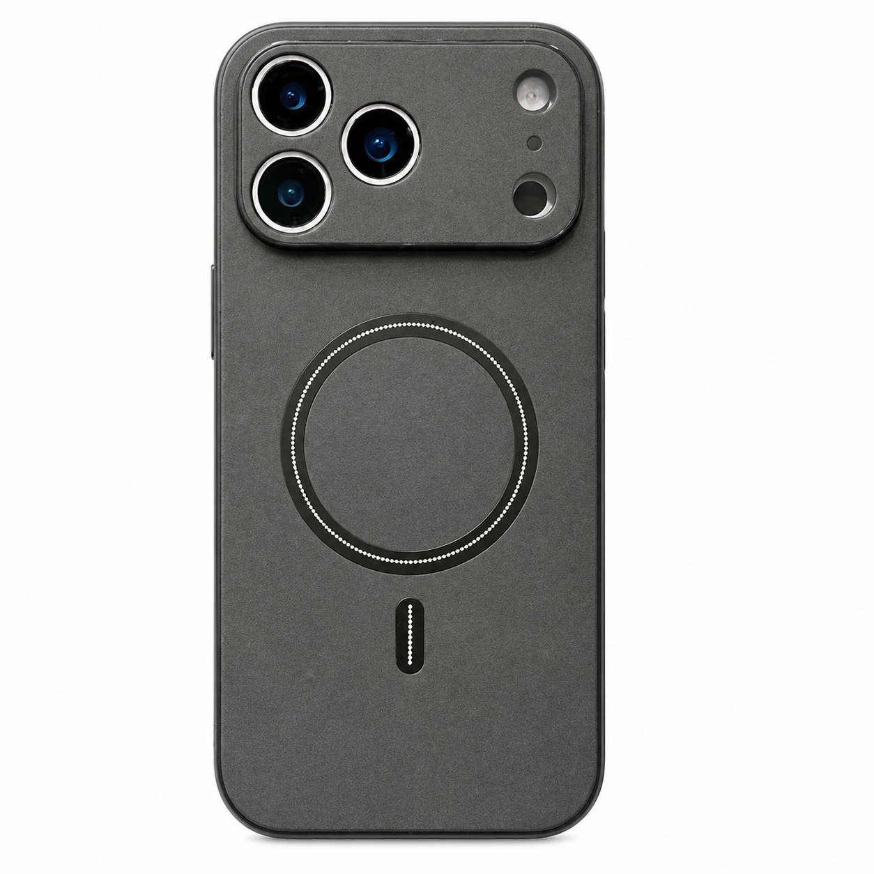 Premium iPhone Case MagSafe Compatible Leather Shockproof Protective Cover Magnetic Wireless Charging Slim Full Coverage Camera Lens Protection Anti Scratch