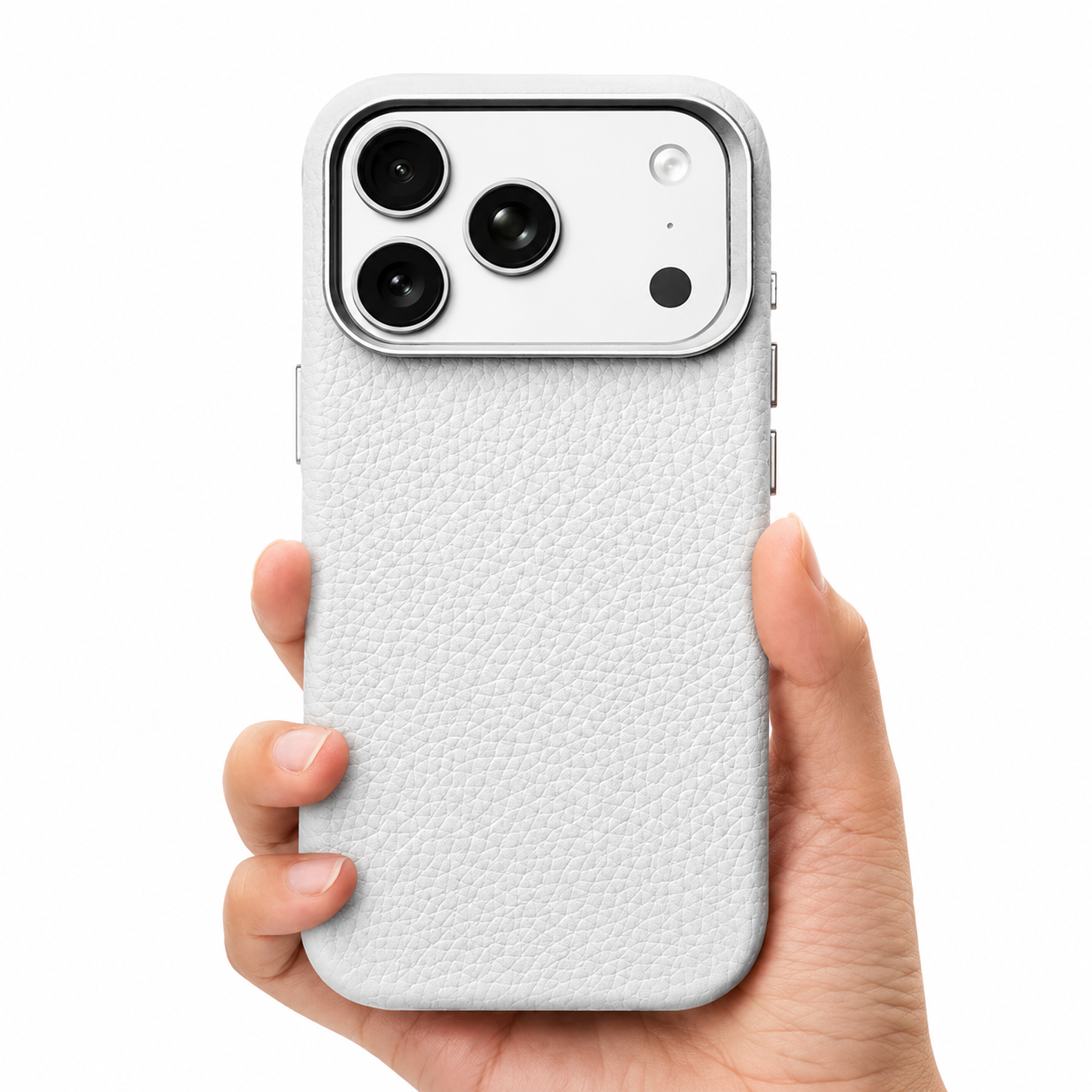 Premium iPhone Case MagSafe Compatible Luxury Lychee Leather Protective Cover Magnetic Shockproof Alloy Lens Protection Anti Scratch Full Coverage