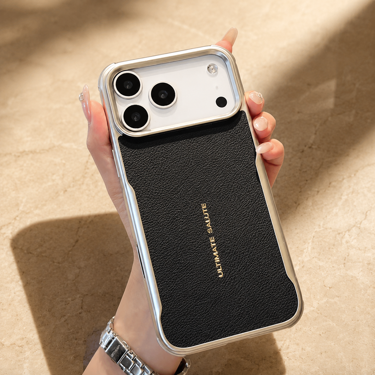 Premium iPhone Case MagSafe Compatible Luxury PU Leather Protective Cover Magnetic PC Frame Shockproof Anti Scratch Full Coverage Slim Design