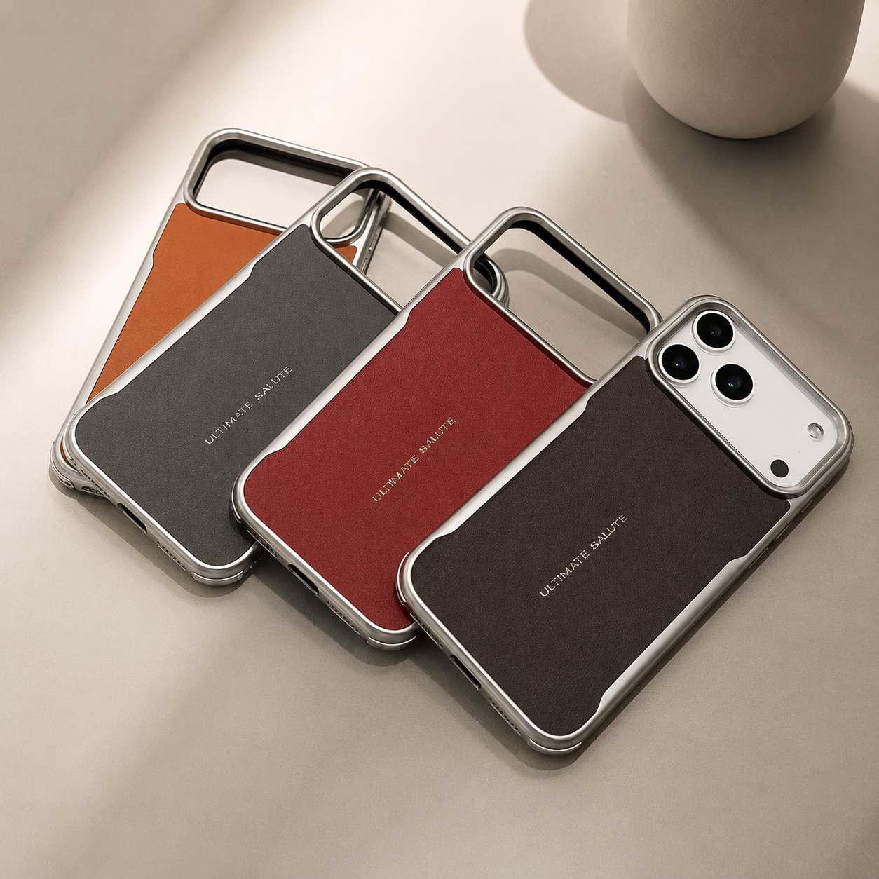 Premium iPhone Case MagSafe Compatible Luxury PU Leather Protective Cover Magnetic PC Frame Shockproof Anti Scratch Full Coverage Slim Design