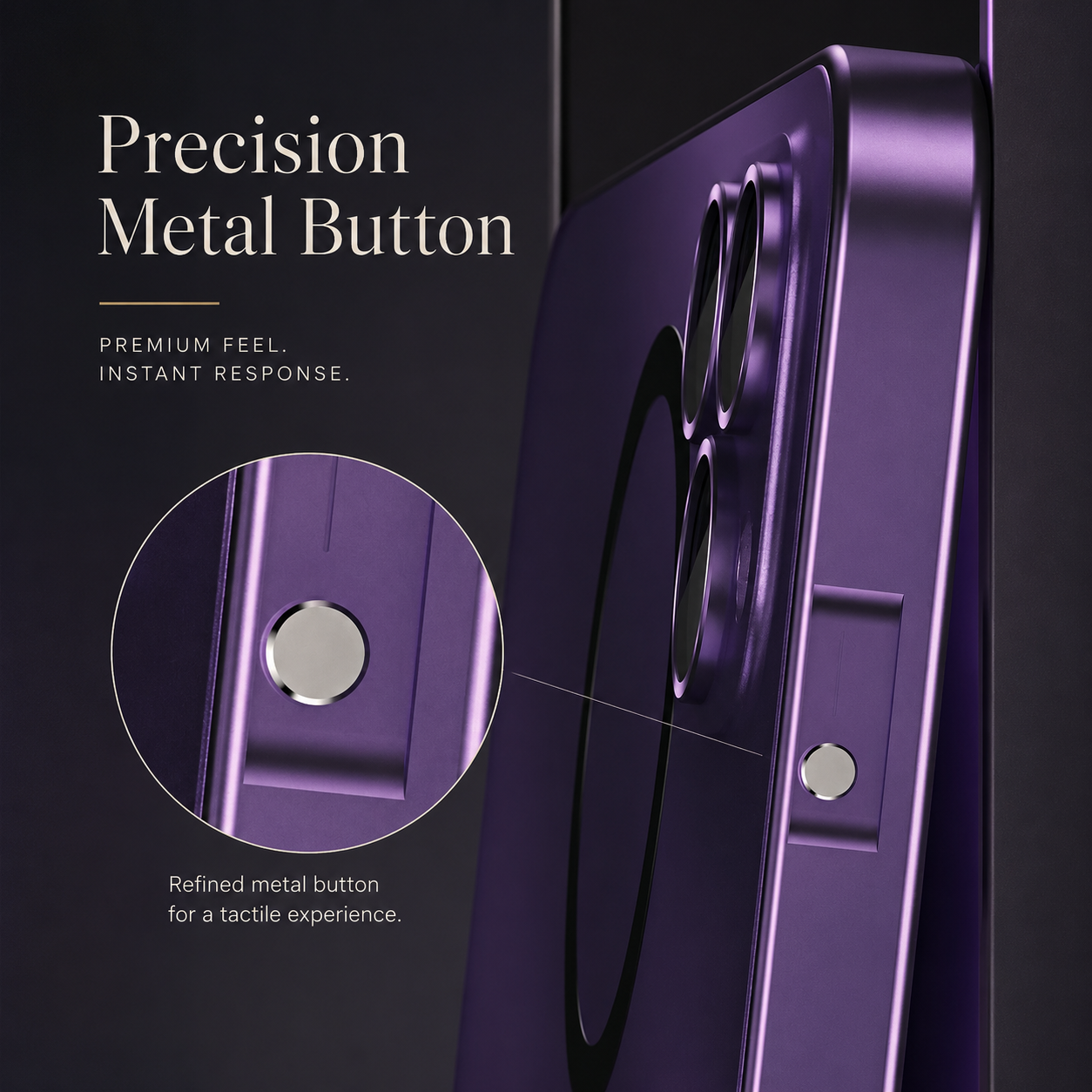 Premium iPhone Case MagSafe Compatible Magnetic Aluminum Frame Shockproof Cover PC Back Camera Lens Protection Ultra Thin Full Coverage
