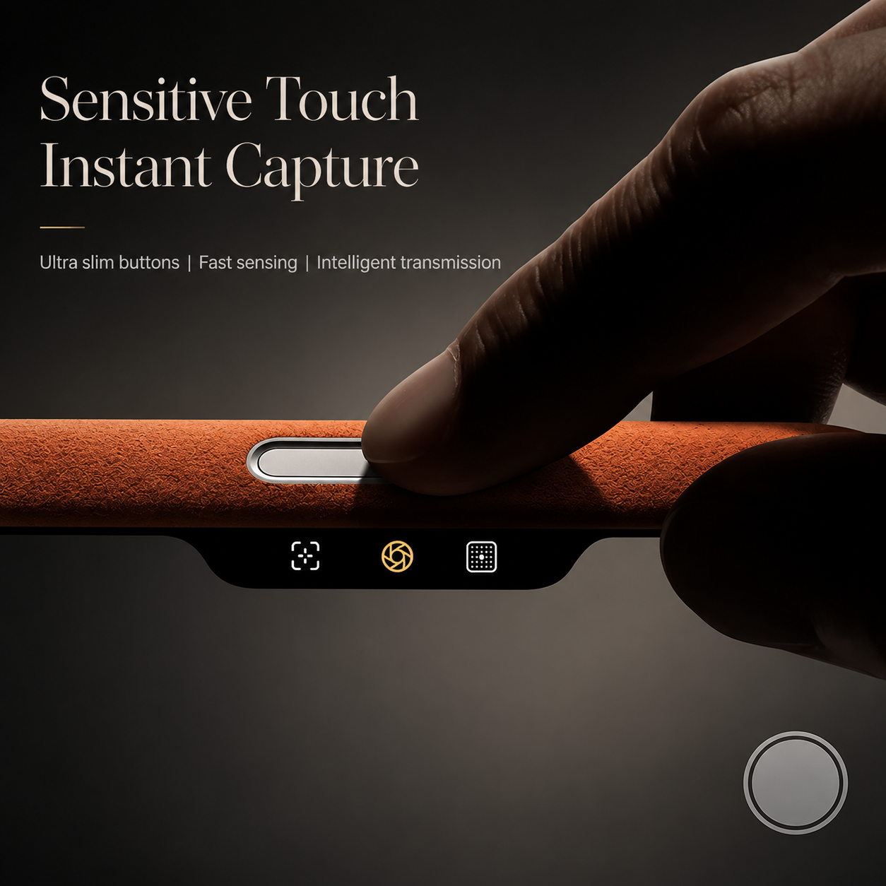 Premium iPhone Case MagSafe Compatible Magnetic Leather Protective Cover Camera Lens Protection Anti Fingerprint Washable Full Coverage Slim Design