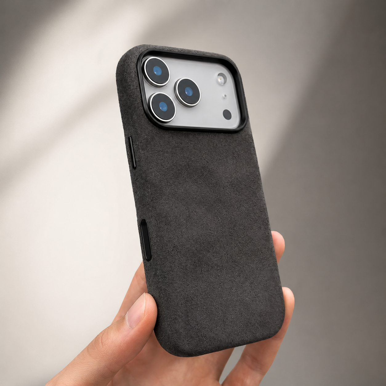 Premium iPhone Case MagSafe Compatible Magnetic Leather Protective Cover Camera Lens Protection Anti Fingerprint Washable Full Coverage Slim Design