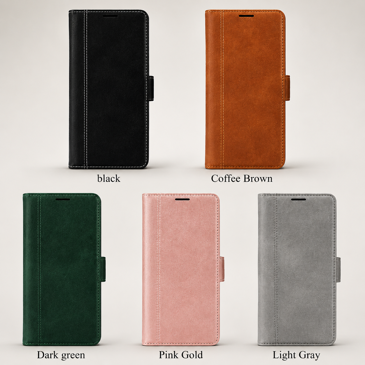 Premium iPhone Case MagSafe Compatible Magnetic Leather Wallet Cover Card Holder Camera Lens Protection Shockproof Matte Anti Scratch Full Coverage