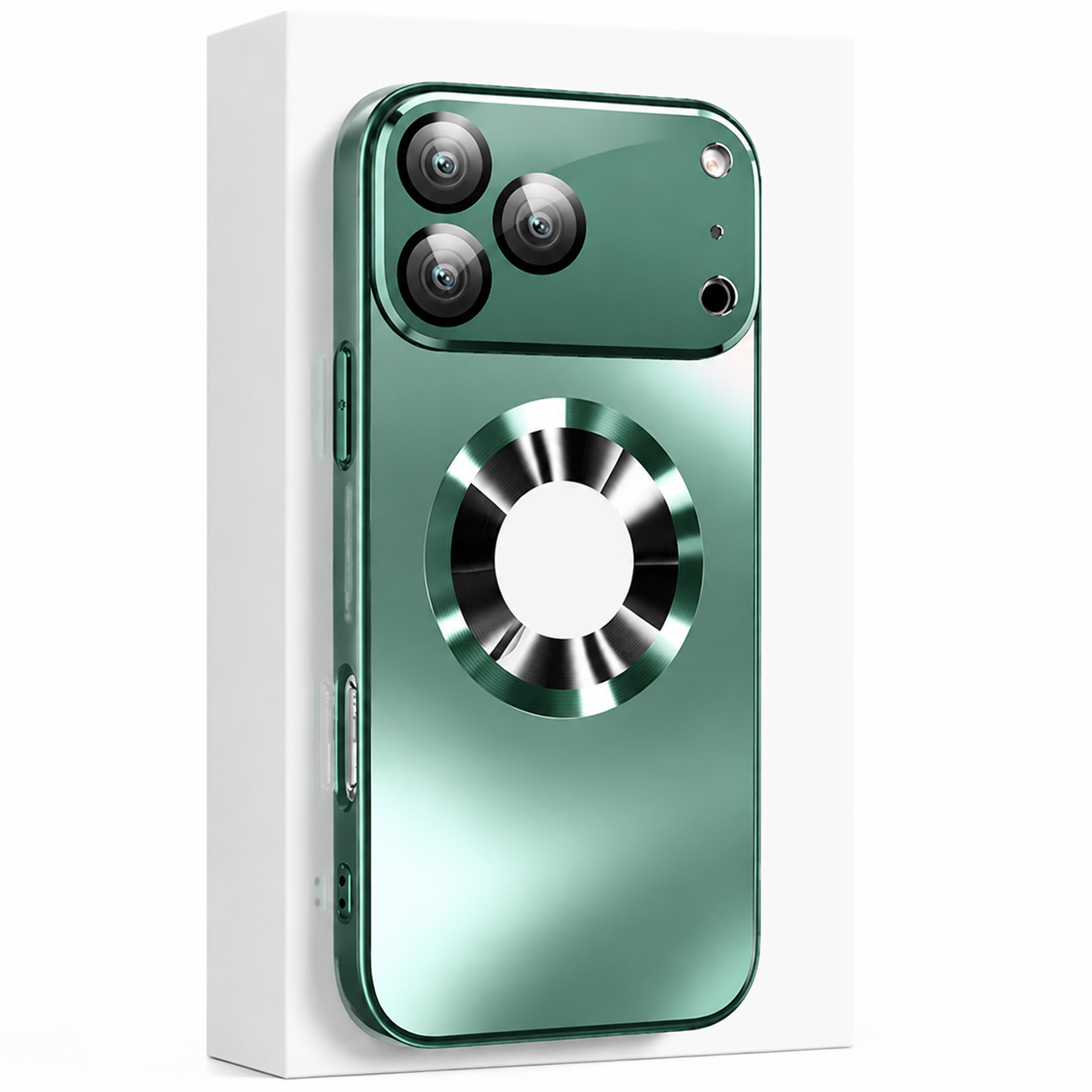 Premium iPhone Case MagSafe Compatible Magnetic Matte Titanium Alloy Cover Camera Lens Protection Shockproof Slim Full Coverage Design