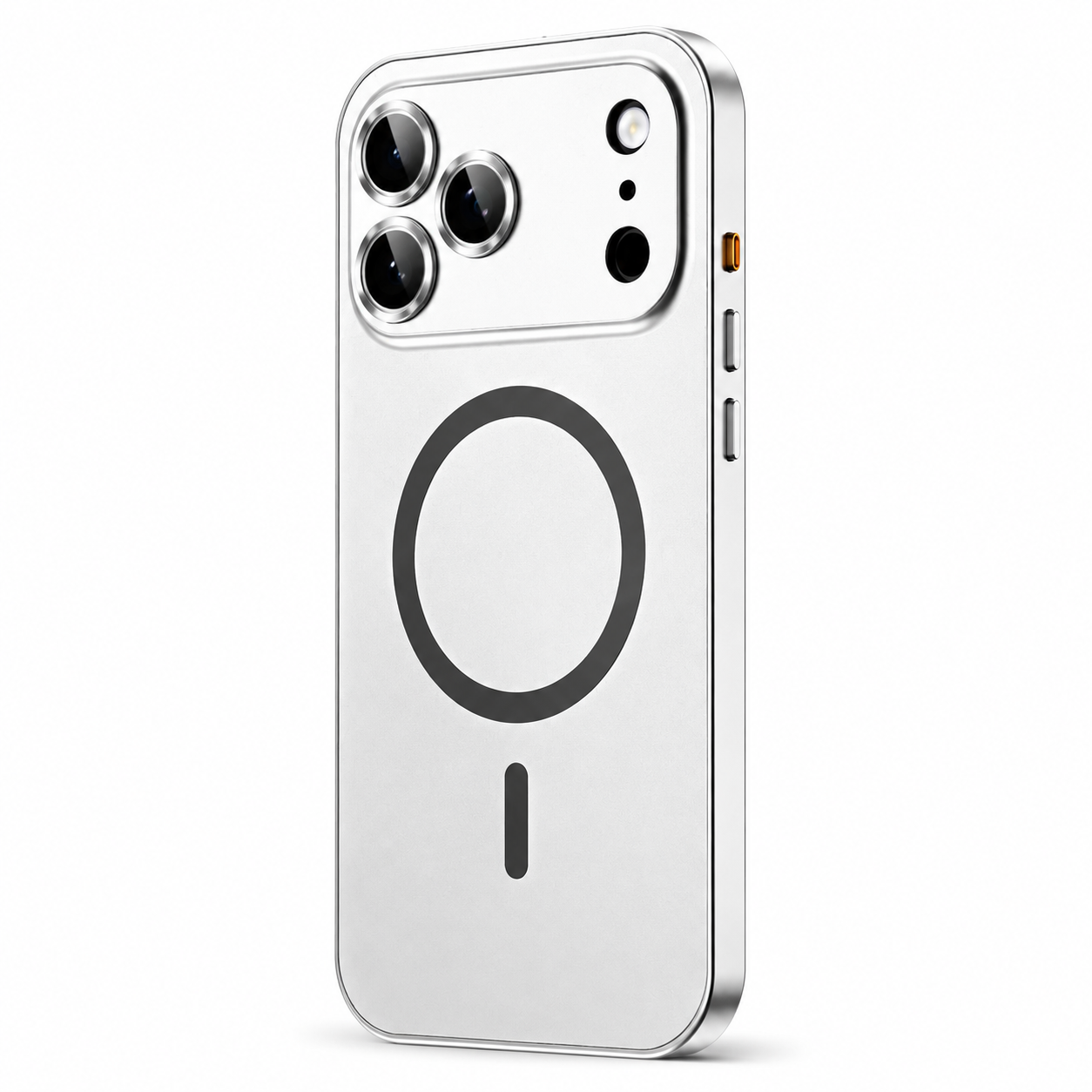Premium iPhone Case MagSafe Compatible Magnetic Protective Cover Aluminum Metal Frame PC Back Shockproof Camera Lens Guard Ultra Thin Full Protection Design