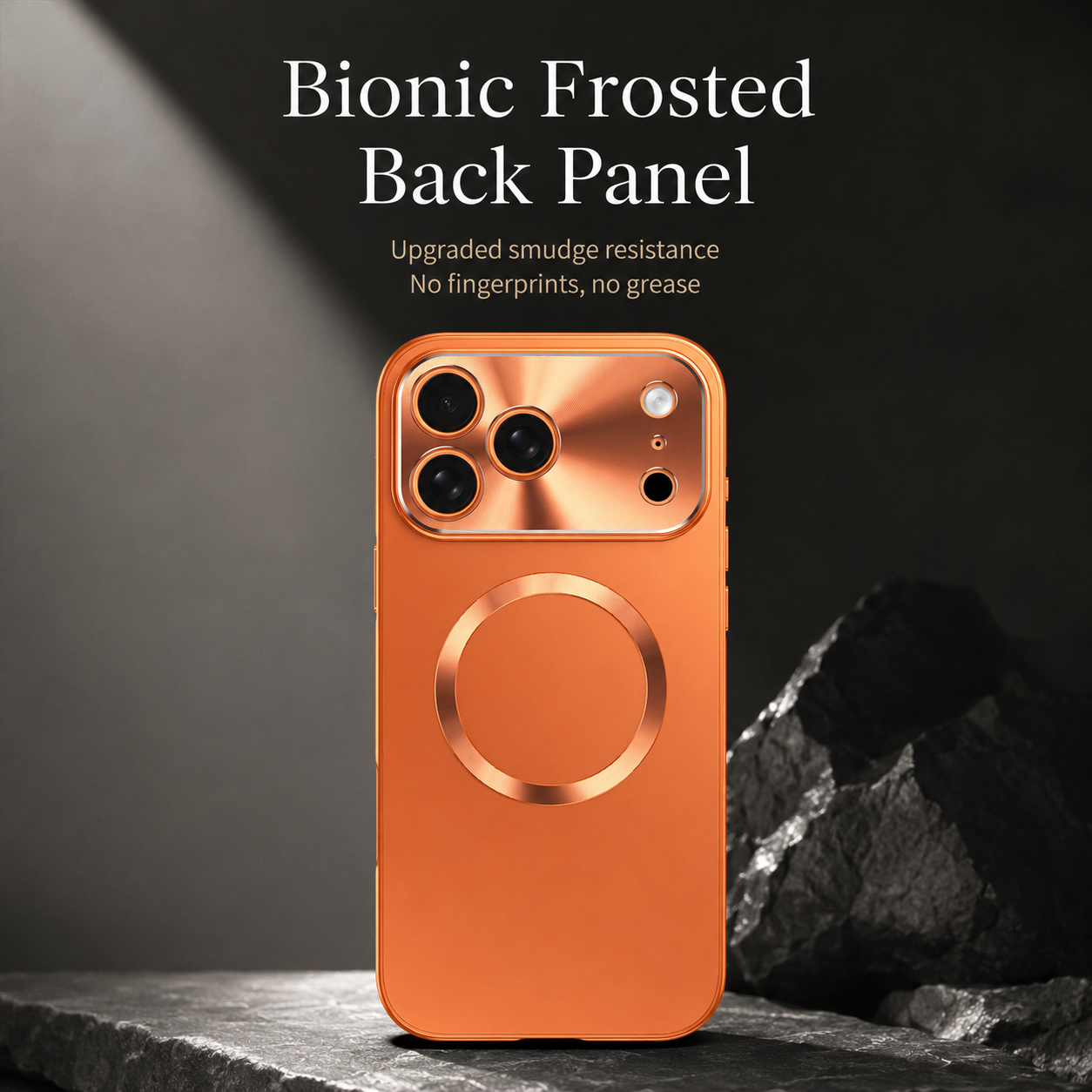 Premium iPhone Case MagSafe Compatible Magnetic Shockproof Protective Cover Camera Lens Protection Ultra Thin Aluminum Frame Frosted Matte Back Full Coverage