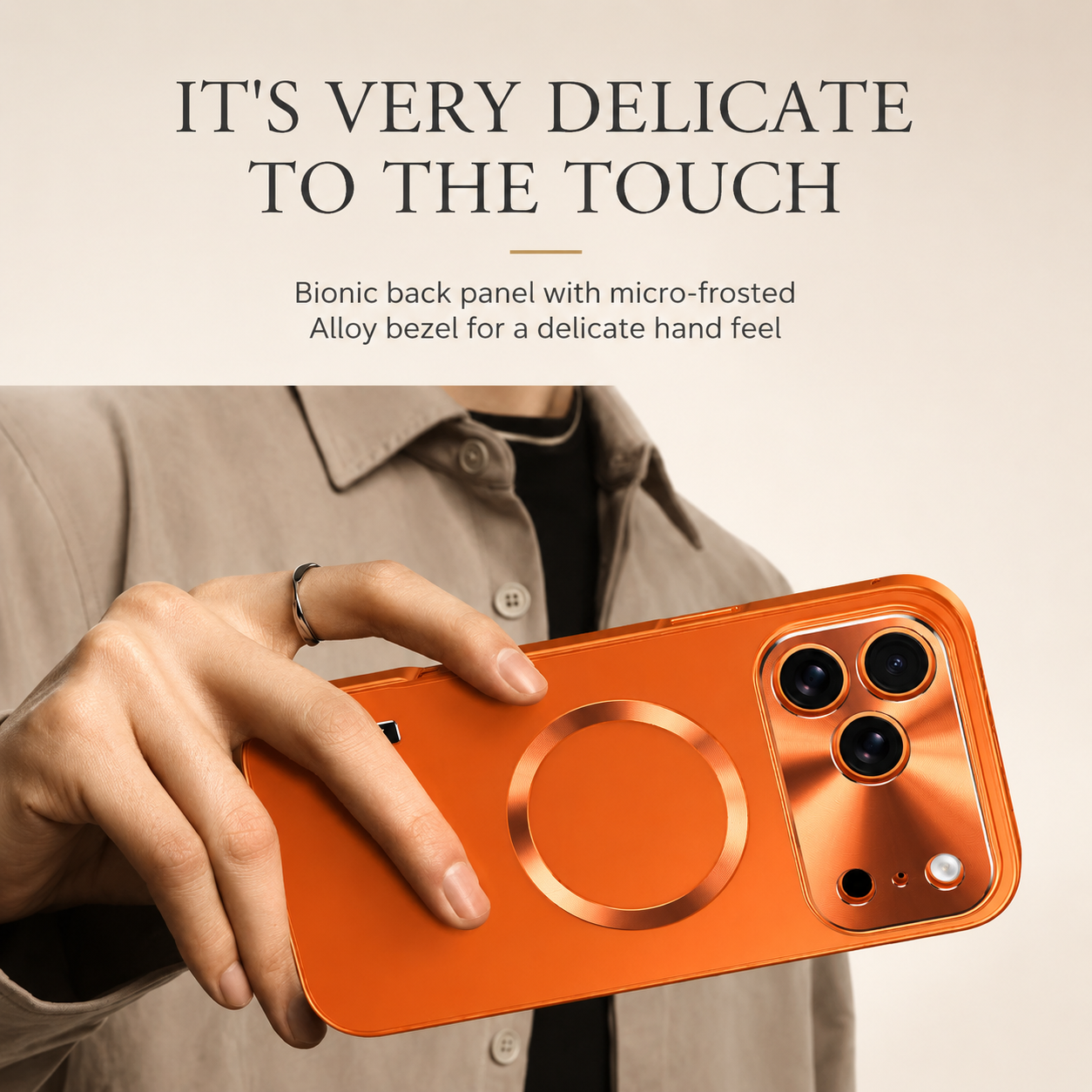 Premium iPhone Case MagSafe Compatible Magnetic Shockproof Protective Cover Camera Lens Protection Ultra Thin Aluminum Frame Frosted Matte Back Full Coverage