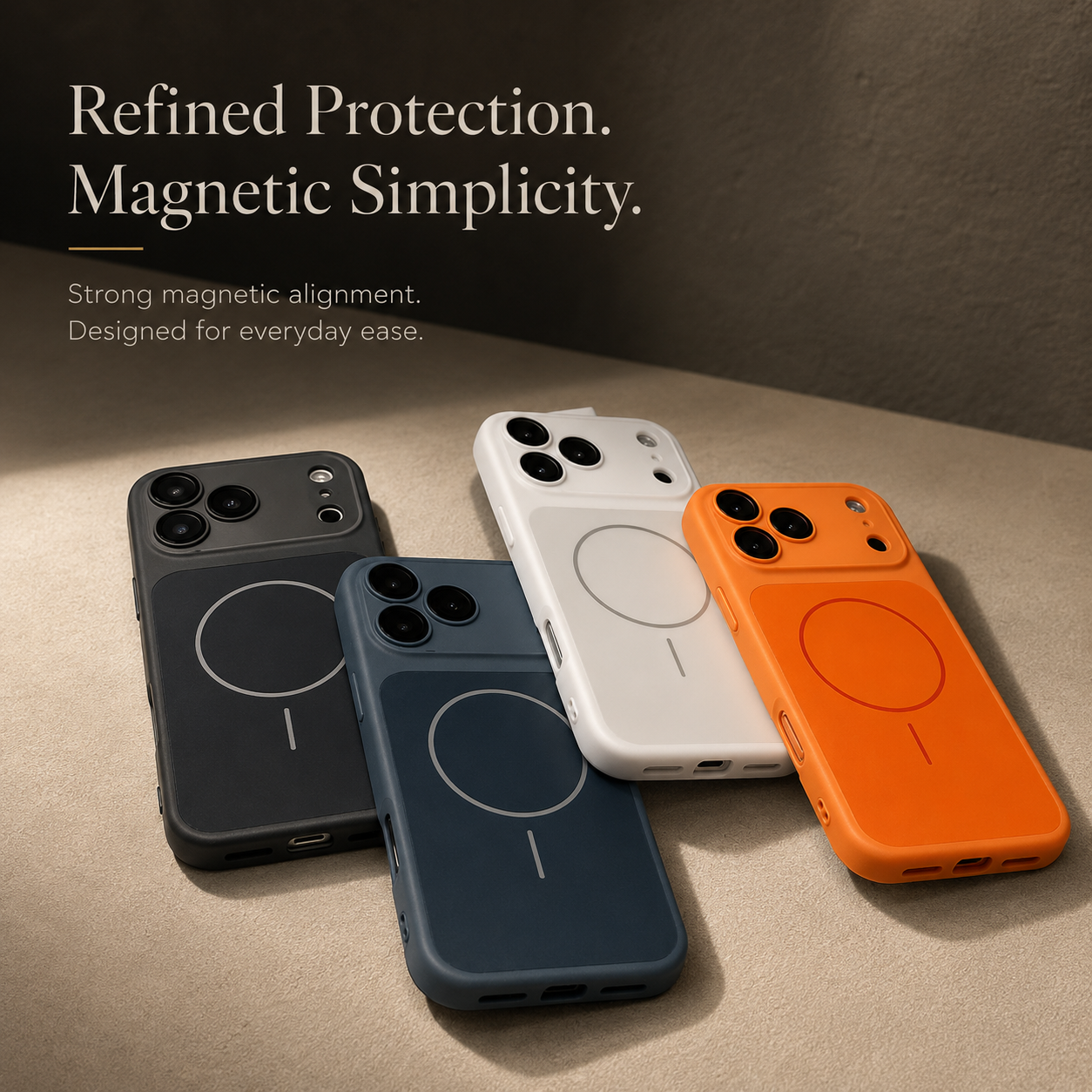 Premium iPhone Case MagSafe Compatible Matte Protective Cover Shockproof Glass Camera Lens Guard Anti Fingerprint Camera Control Full Coverage