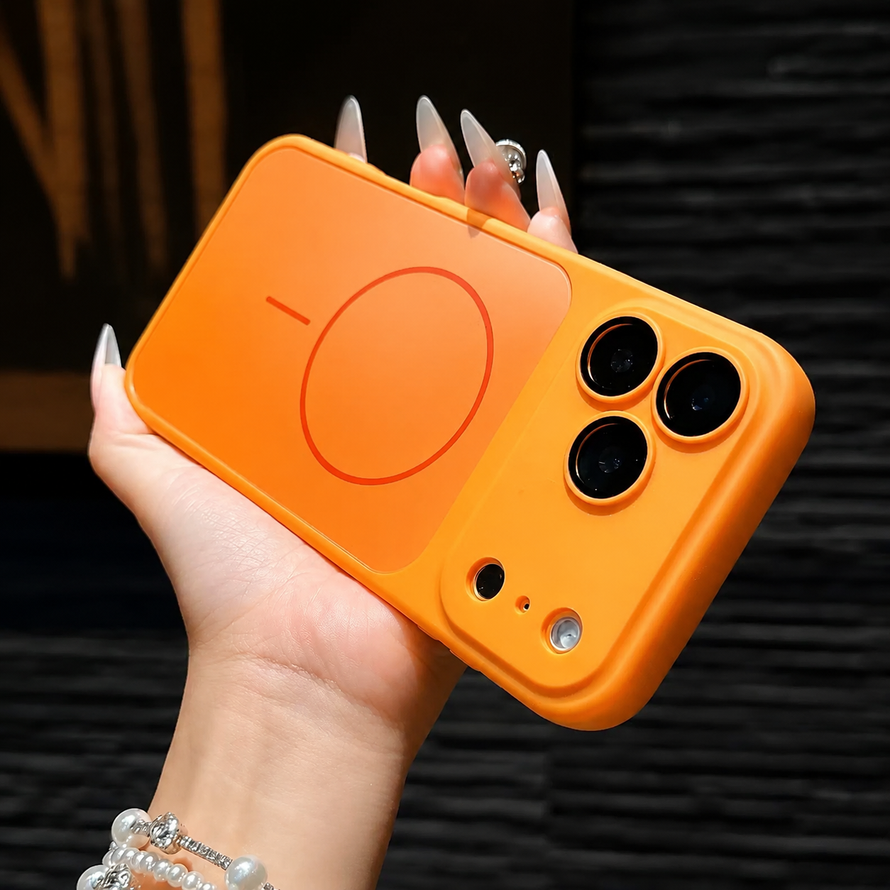 Premium iPhone Case MagSafe Compatible Matte Protective Cover Shockproof Glass Camera Lens Guard Anti Fingerprint Camera Control Full Coverage