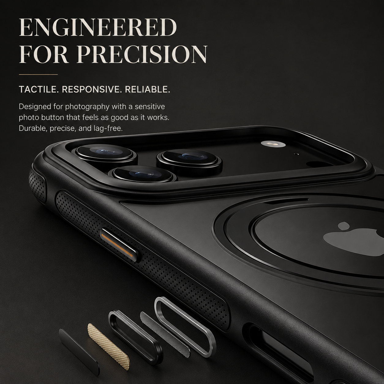 Premium iPhone Case MagSafe Compatible Mechanical Rotating Stand Shockproof Protective Cover Metal PC TPU Camera Lens Protection Full Coverage