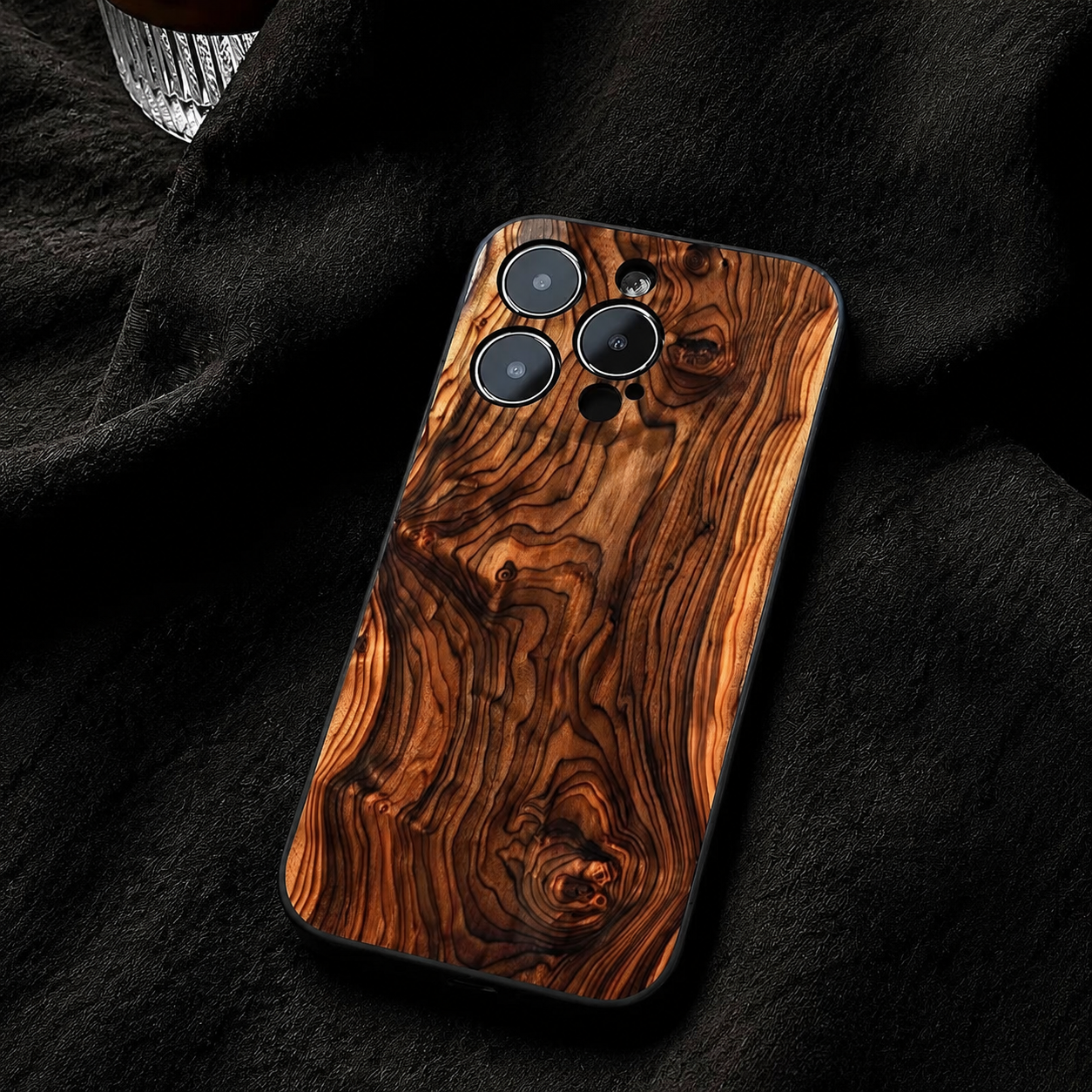 Premium iPhone Case MagSafe Compatible Natural Wood Back Cover Shockproof TPU Bumper Camera Lens Screen Protection Ultra Thin Magnetic Design