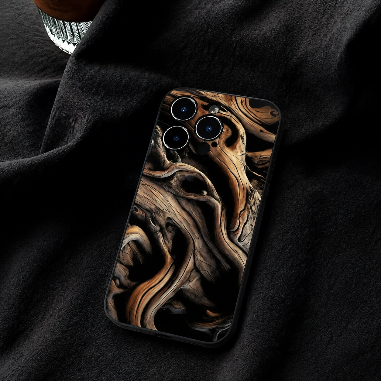 Premium iPhone Case MagSafe Compatible Natural Wood Back Cover Shockproof TPU Bumper Camera Lens Screen Protection Ultra Thin Magnetic Design