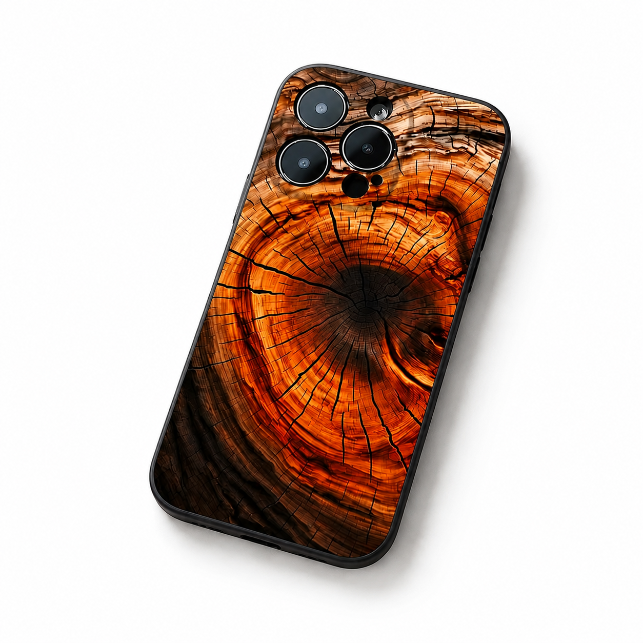Premium iPhone Case MagSafe Compatible Natural Wood Cover Shockproof TPU Bumper Ultra Thin Protective Back Camera Lens Protection Full Coverage