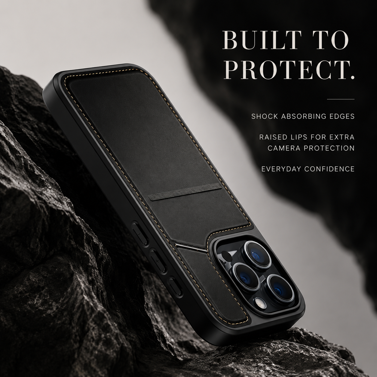 Premium iPhone Case MagSafe Compatible PU Leather Wallet Cover Magnetic Closure Card Holder Shockproof Protective Case Ultra Thin Full Protection Design