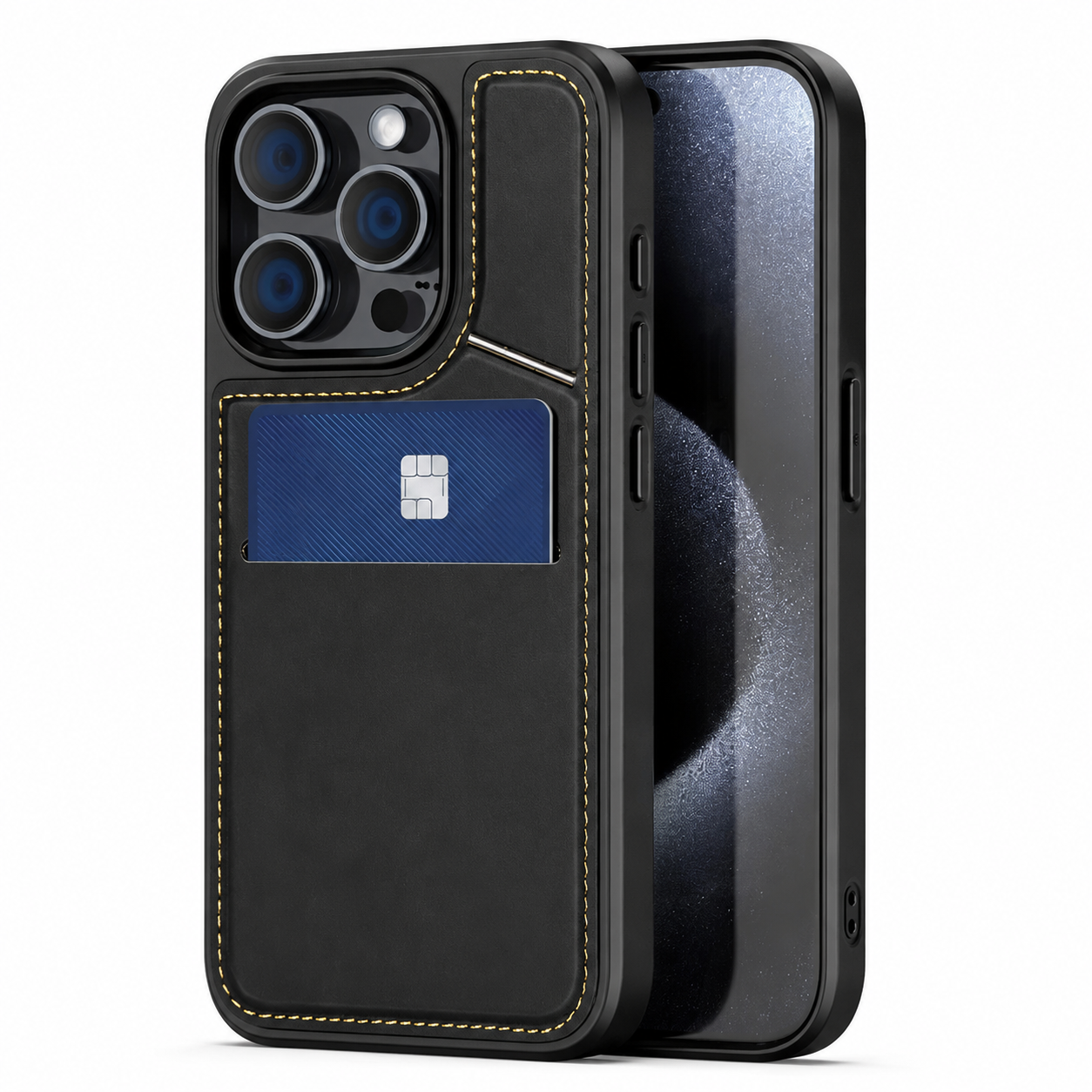 Premium iPhone Case MagSafe Compatible PU Leather Wallet Cover Magnetic Closure Card Holder Shockproof Protective Case Ultra Thin Full Protection Design