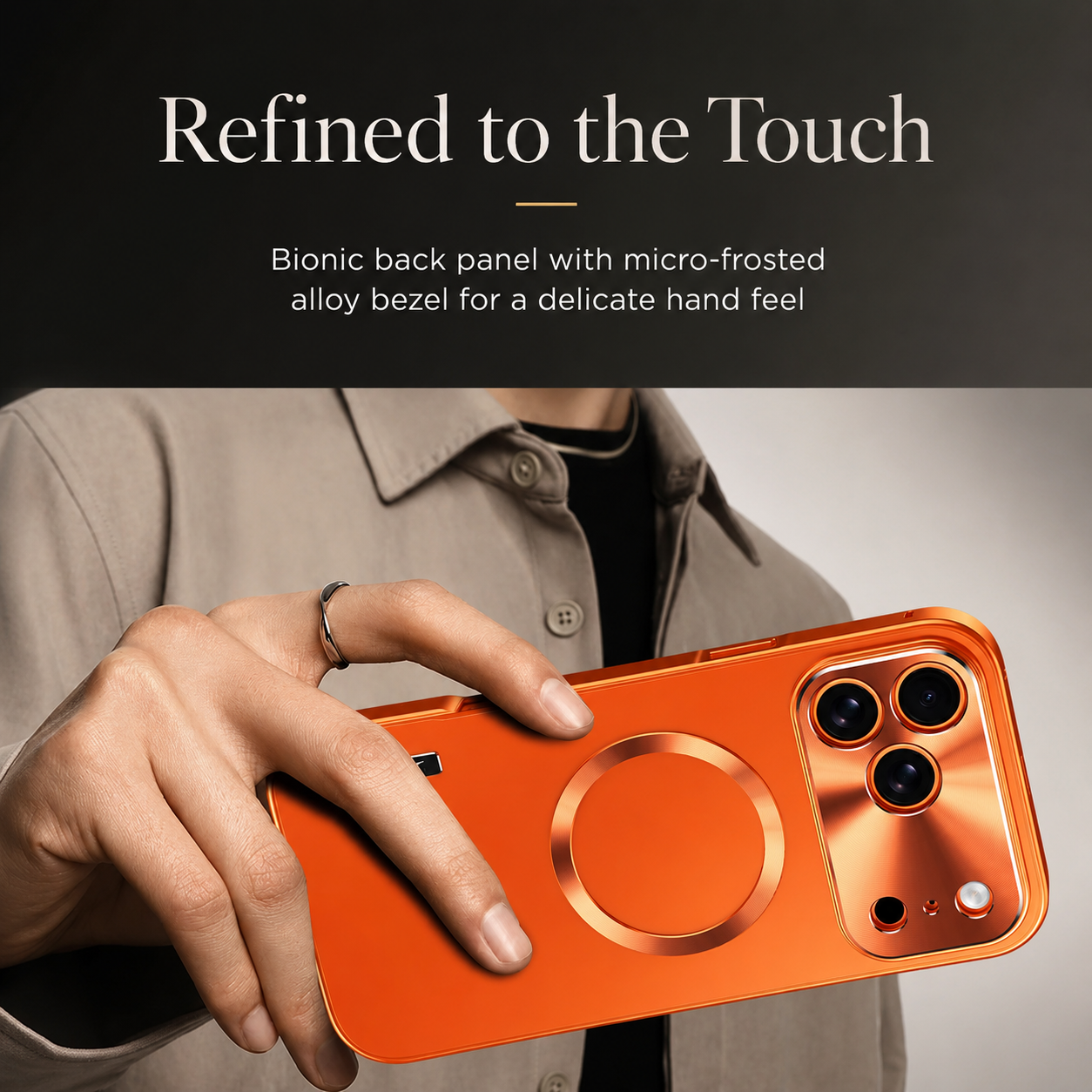 Premium iPhone Case MagSafe Compatible Protective Cover Camera Lens Protection Shockproof Aluminum Alloy Magnetic Frame Frosted PC Back Anti Scratch Slim Full Coverage