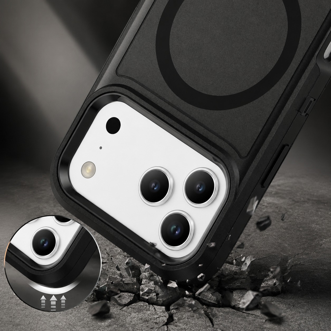 Premium iPhone Case MagSafe Compatible Protective Cover Camera Lens Protection Shockproof Anti Scratch Anti Fingerprint Rugged Armor PC TPU Anti Slip Full Coverage