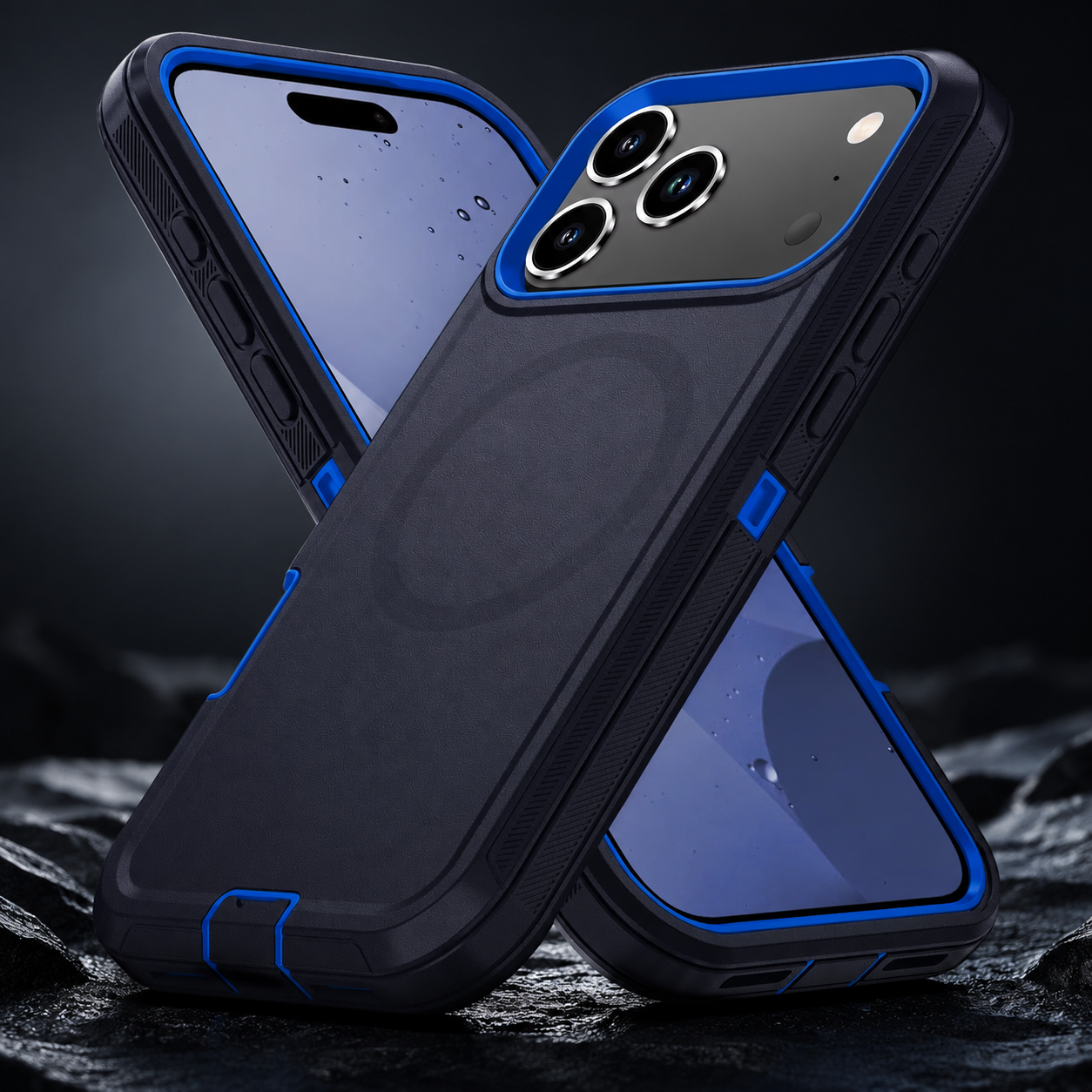 Premium iPhone Case MagSafe Compatible Protective Cover Camera Lens Protection Shockproof Anti Scratch Anti Fingerprint Rugged Armor PC TPU Anti Slip Full Coverage