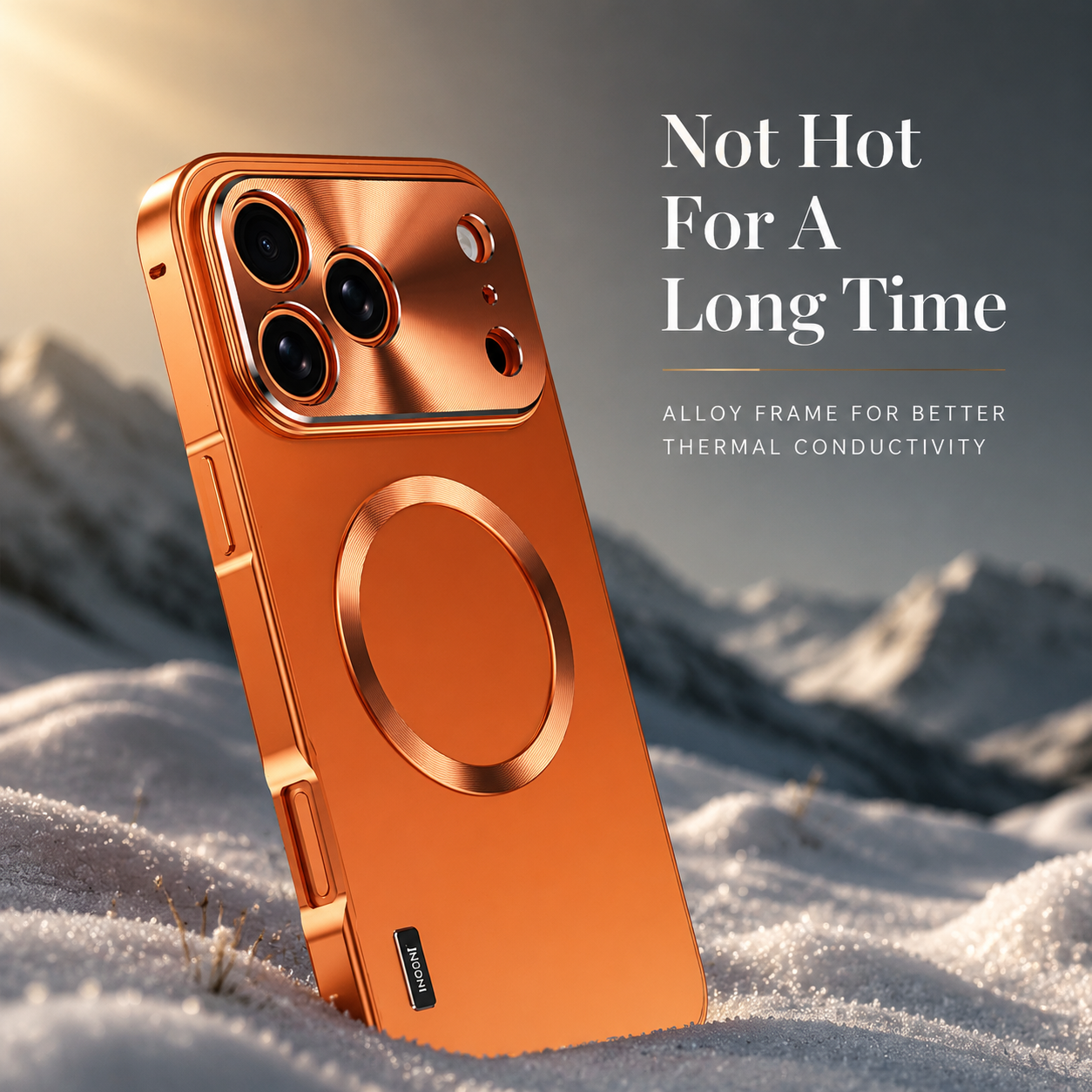 Premium iPhone Case MagSafe Compatible Protective Cover Camera Lens Protection Shockproof Anti Scratch Ultra Thin Aluminum Magnetic Frame Frosted Hard Back Full Coverage