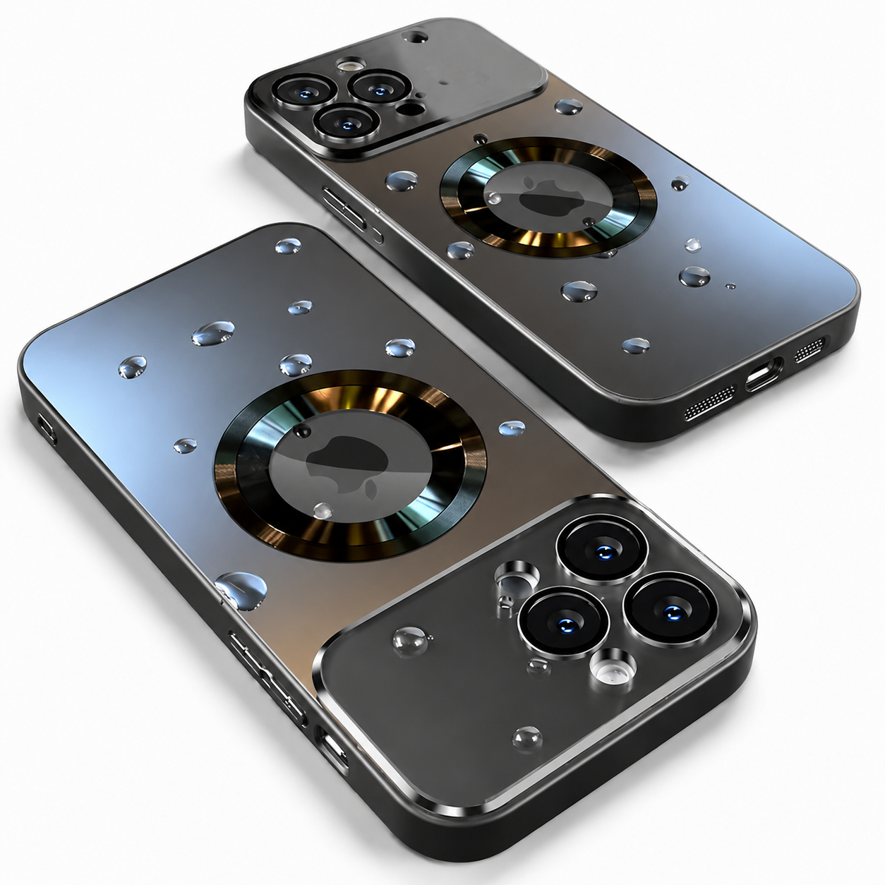Premium iPhone Case MagSafe Compatible Protective Cover Camera Lens Protection Shockproof Glass Back Magnetic Wireless Charging Anti Fingerprint Slim Full Coverage