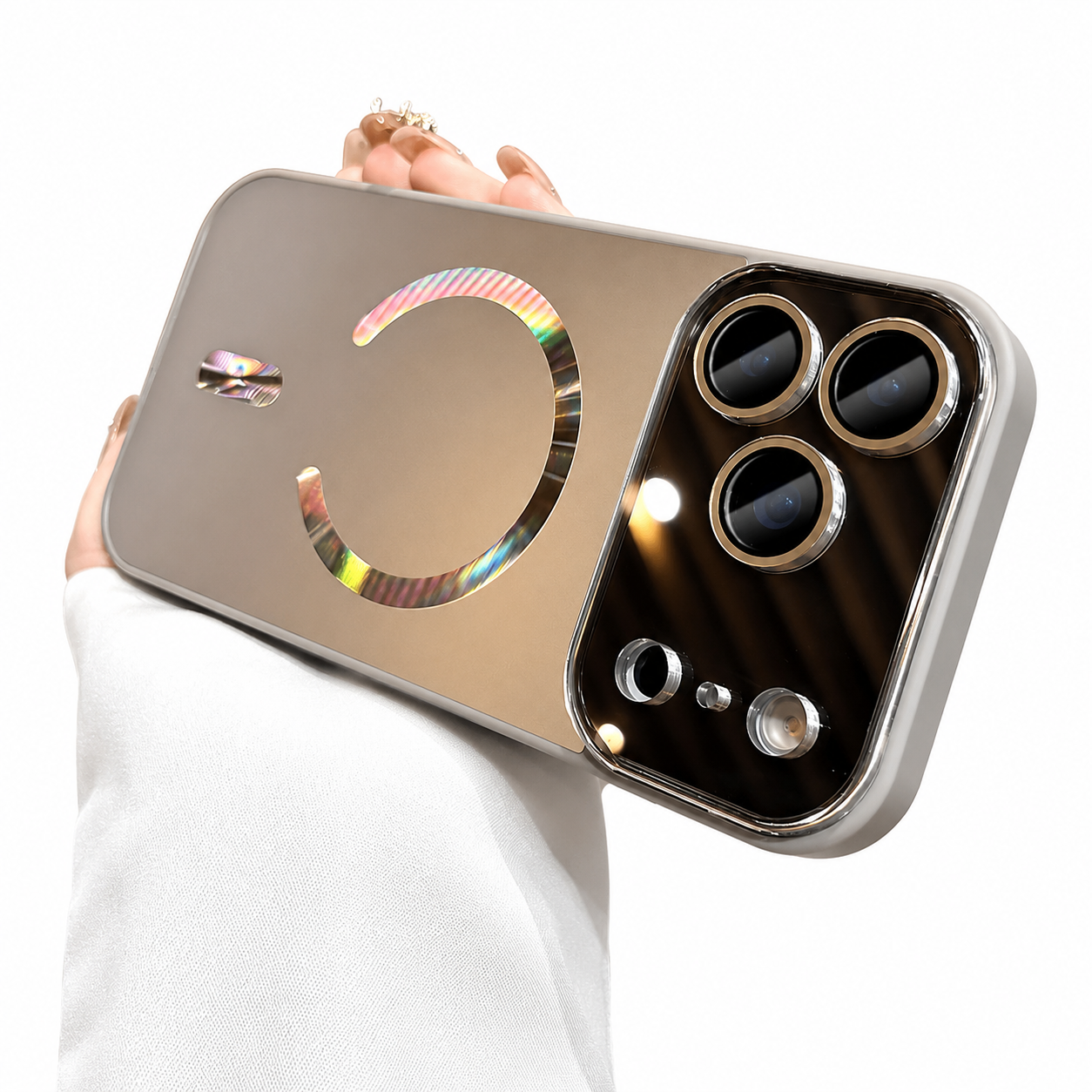 Premium iPhone Case MagSafe Compatible Protective Cover Camera Lens Protection Shockproof Matte Glass Magnetic Anti Fingerprint PC TPU Slim Full Coverage