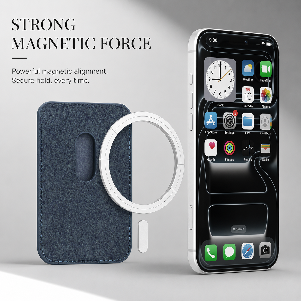 Premium iPhone Case MagSafe Compatible Protective Cover Camera Lens Protection Shockproof RFID Leather Wallet Card Holder Anti Scratch Full Coverage