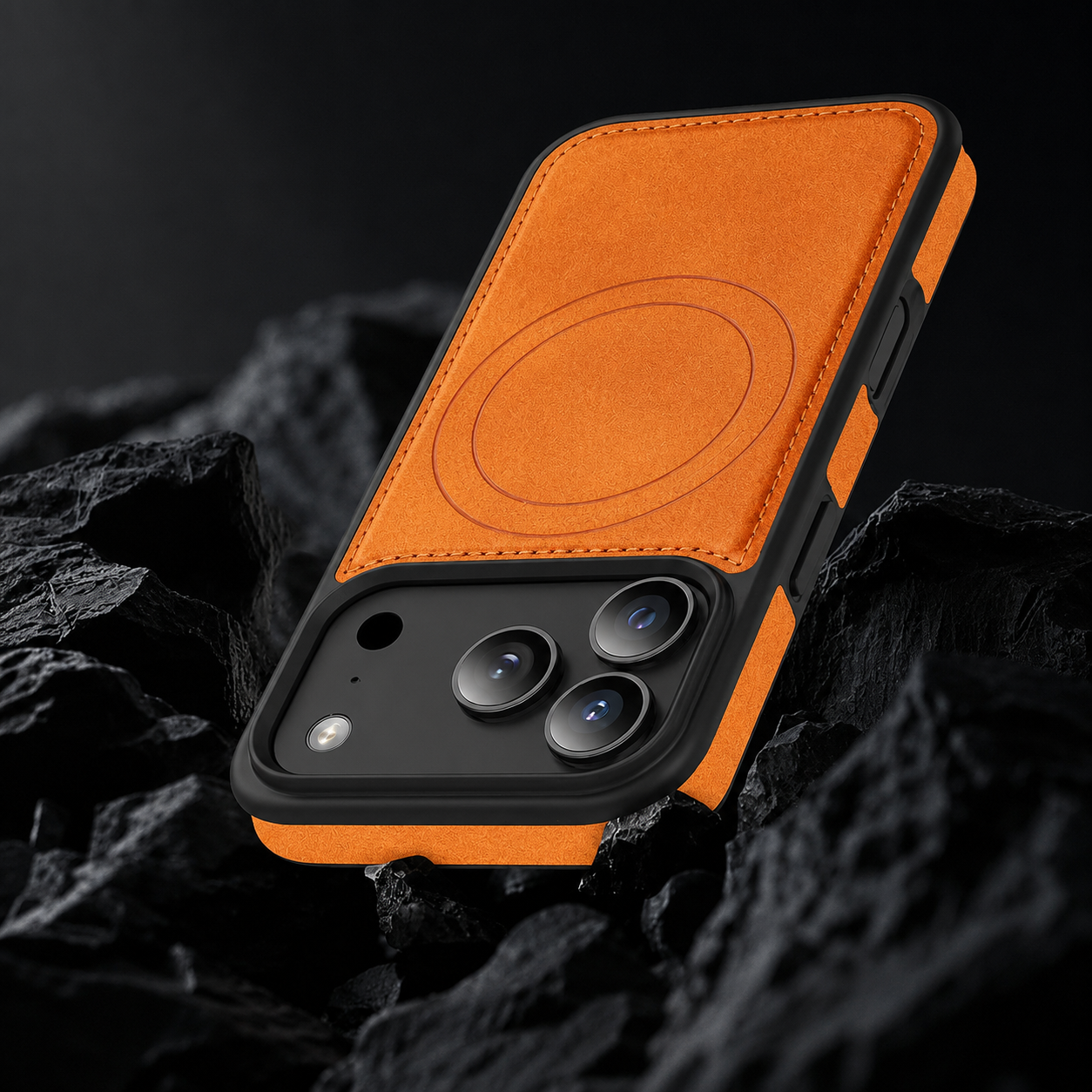 Premium iPhone Case MagSafe Compatible Protective Cover Camera Lens Protection Shockproof RFID Leather Wallet Card Holder Anti Scratch Full Coverage