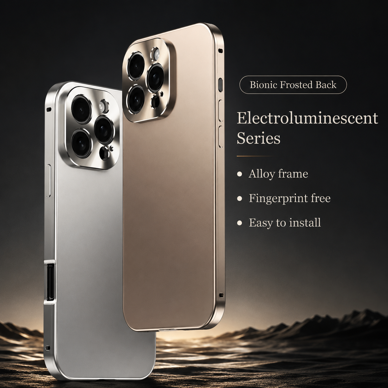 Premium iPhone Case MagSafe Compatible Protective Cover Camera Lens Protection Shockproof Titanium Alloy Magnetic Frame Anti Fingerprint Slim Full Coverage
