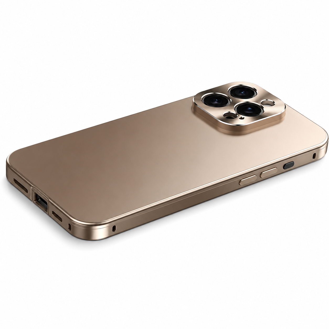 Premium iPhone Case MagSafe Compatible Protective Cover Camera Lens Protection Shockproof Titanium Alloy Magnetic Frame Anti Fingerprint Slim Full Coverage