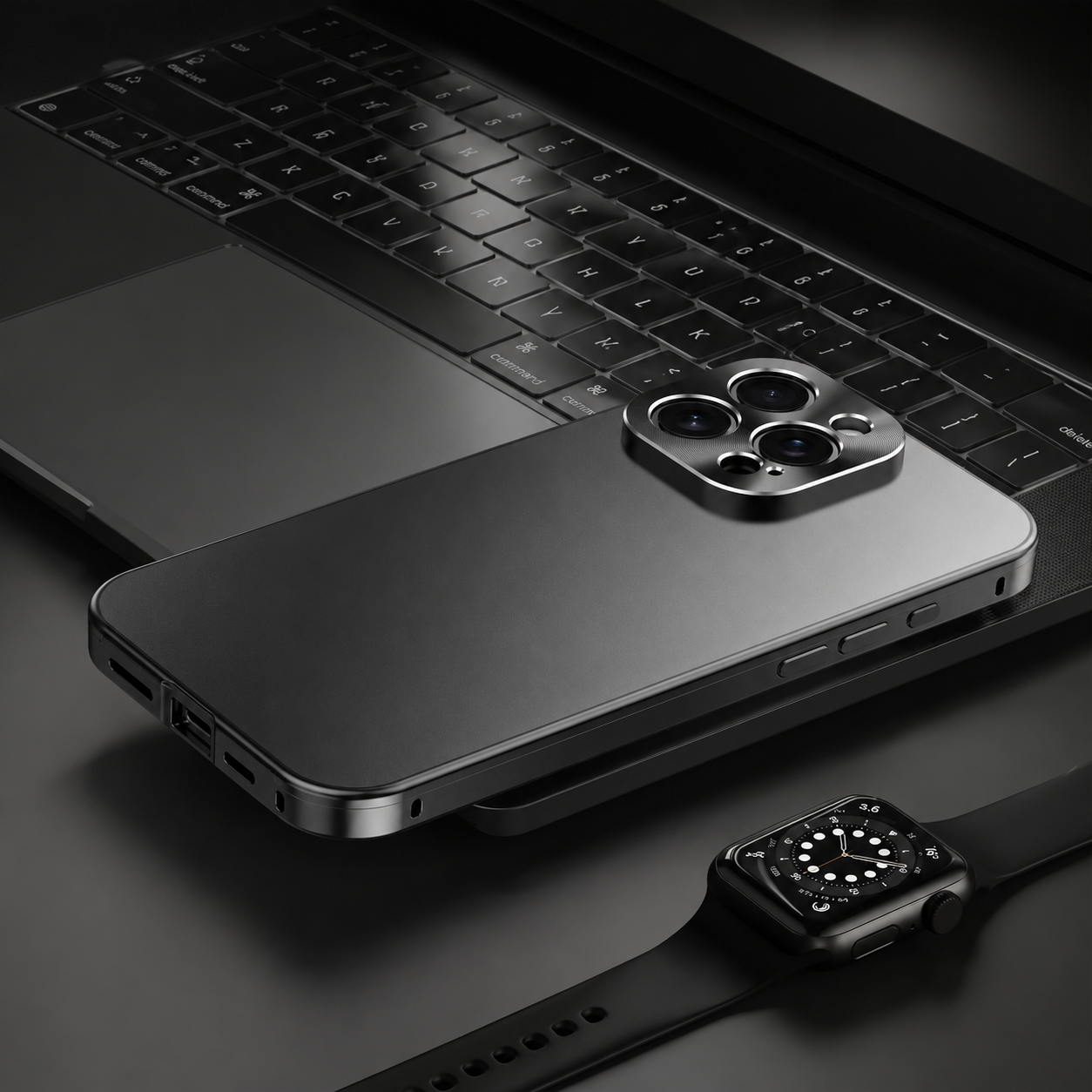 Premium iPhone Case MagSafe Compatible Protective Cover Camera Lens Protection Shockproof Titanium Alloy Magnetic Frame Anti Fingerprint Slim Full Coverage