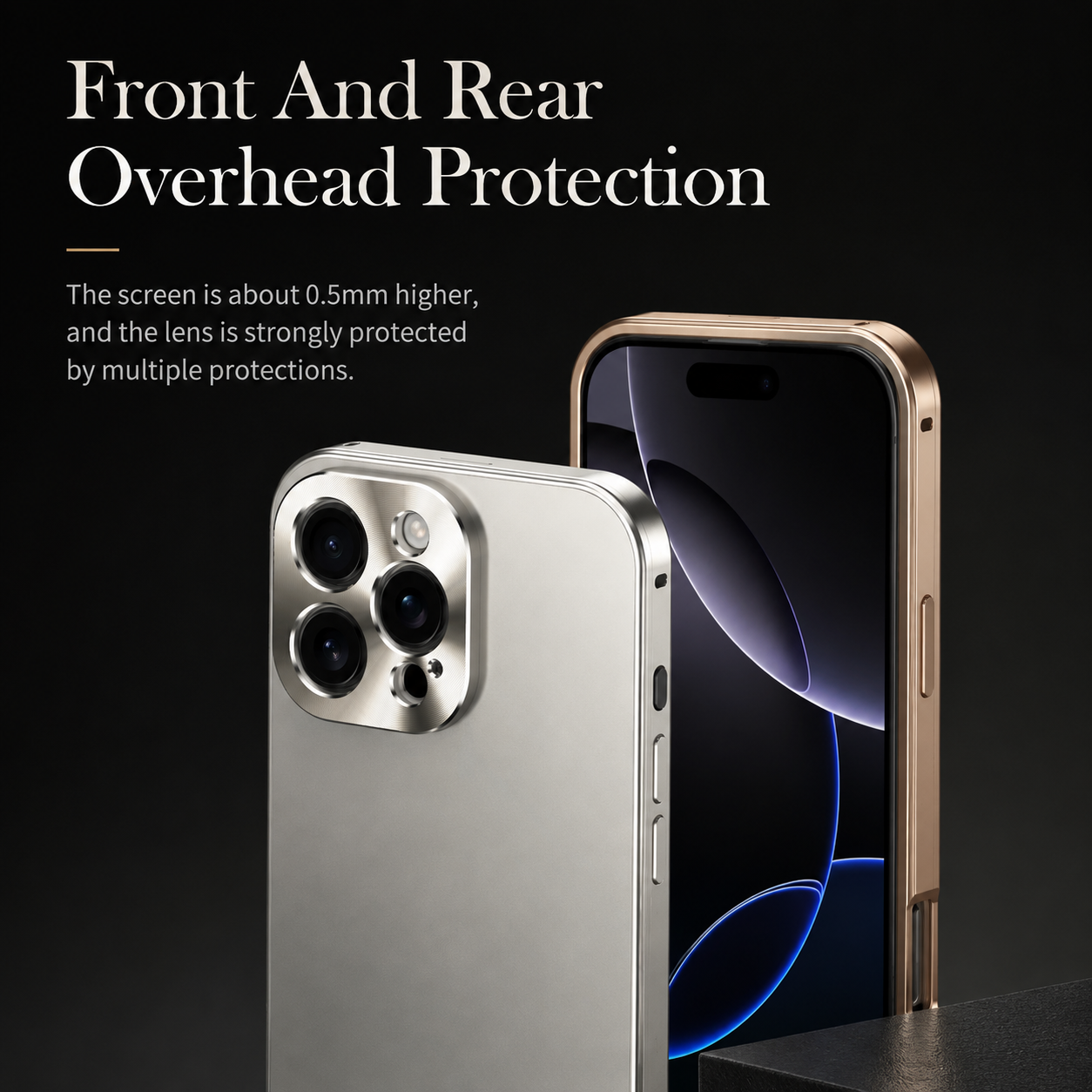 Premium iPhone Case MagSafe Compatible Protective Cover Camera Lens Protection Shockproof Titanium Alloy Magnetic Frame Anti Fingerprint Slim Full Coverage