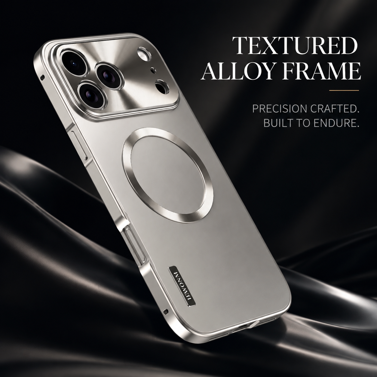 Premium iPhone Case MagSafe Compatible Protective Cover Shockproof Camera Lens Protection Aluminum Alloy Magnetic Frame Ultra Thin Frosted Hard Back Anti Scratch Full Coverage