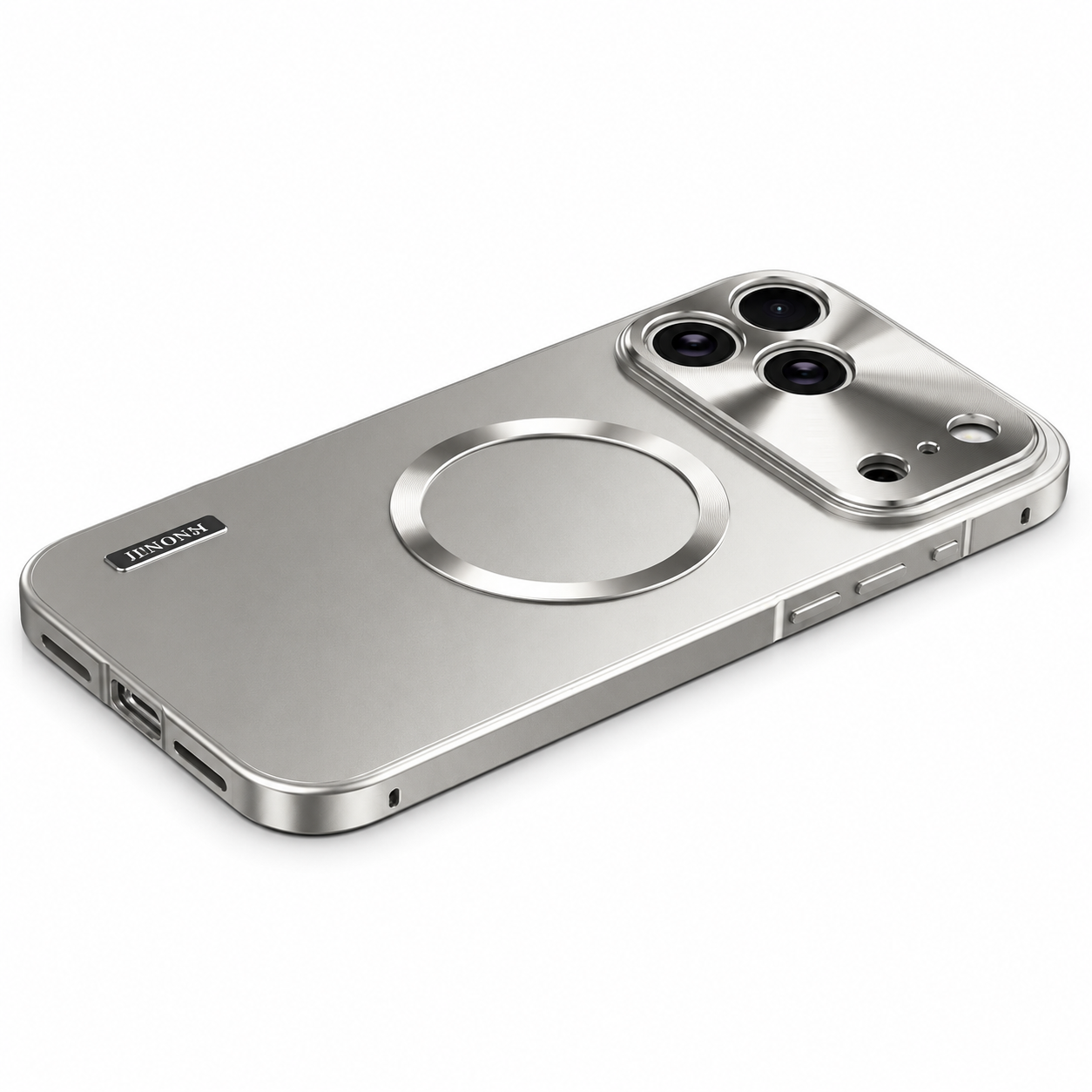 Premium iPhone Case MagSafe Compatible Protective Cover Shockproof Camera Lens Protection Aluminum Alloy Magnetic Frame Ultra Thin Frosted Hard Back Anti Scratch Full Coverage