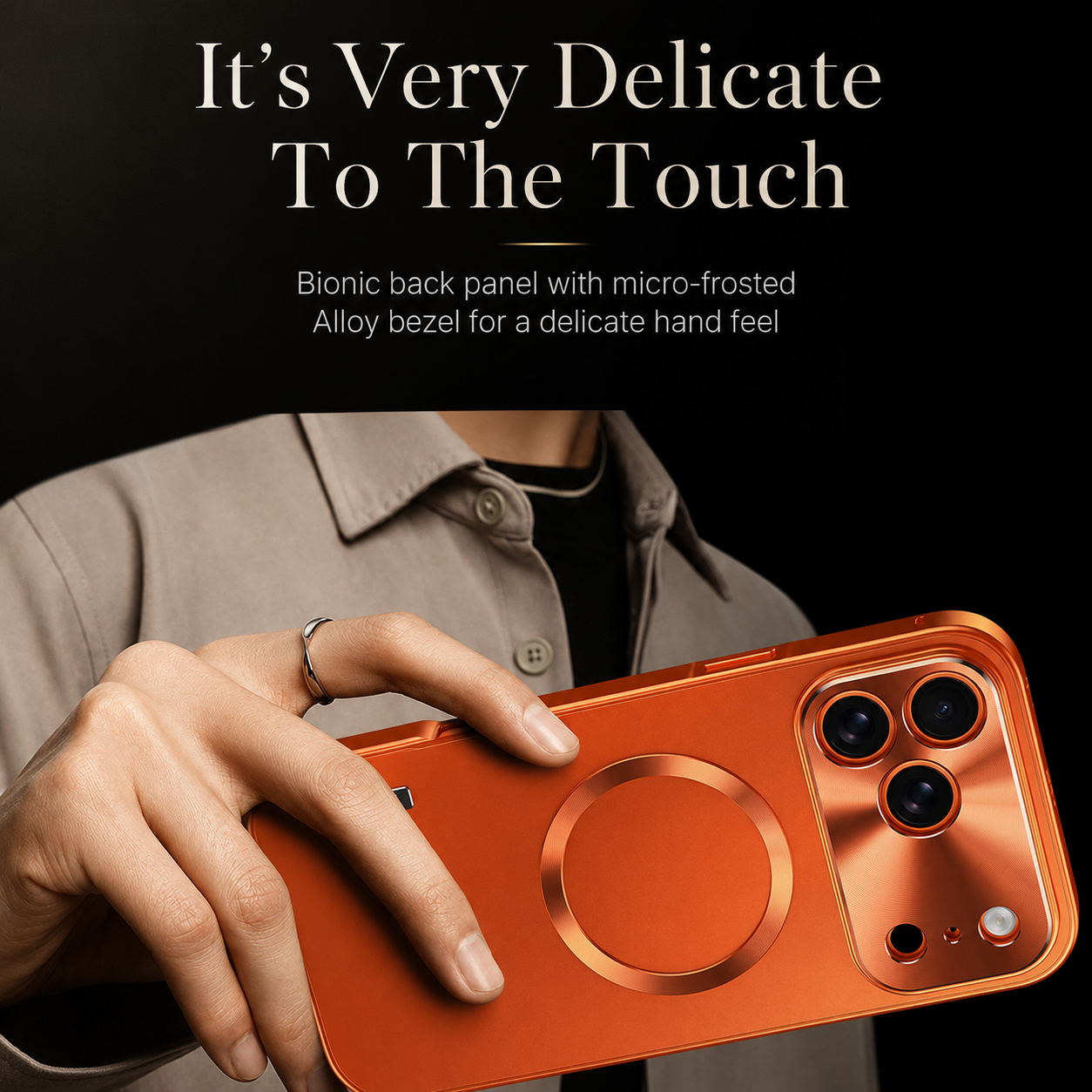 Premium iPhone Case MagSafe Compatible Protective Cover Shockproof Camera Lens Protection Aluminum Alloy Magnetic Frame Ultra Thin Frosted Hard Back Anti Scratch Full Coverage
