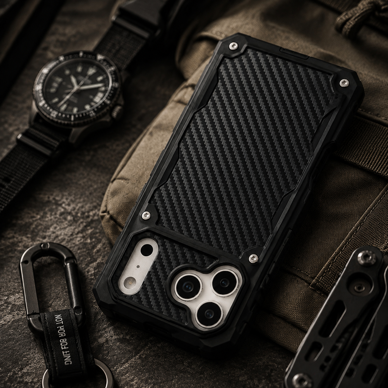 Premium iPhone Case MagSafe Compatible Rugged Protective Cover Heavy Duty Shockproof Military Grade Anti Slip Grip Full Coverage