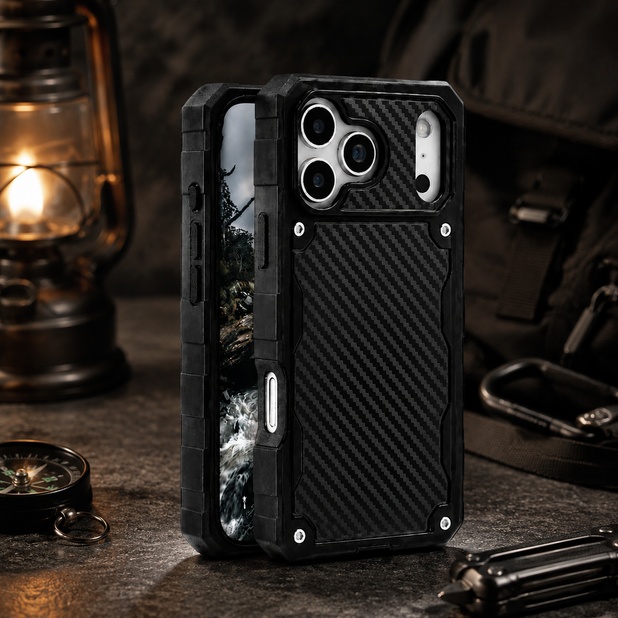 Premium iPhone Case MagSafe Compatible Rugged Protective Cover Heavy Duty Shockproof Military Grade Anti Slip Grip Full Coverage
