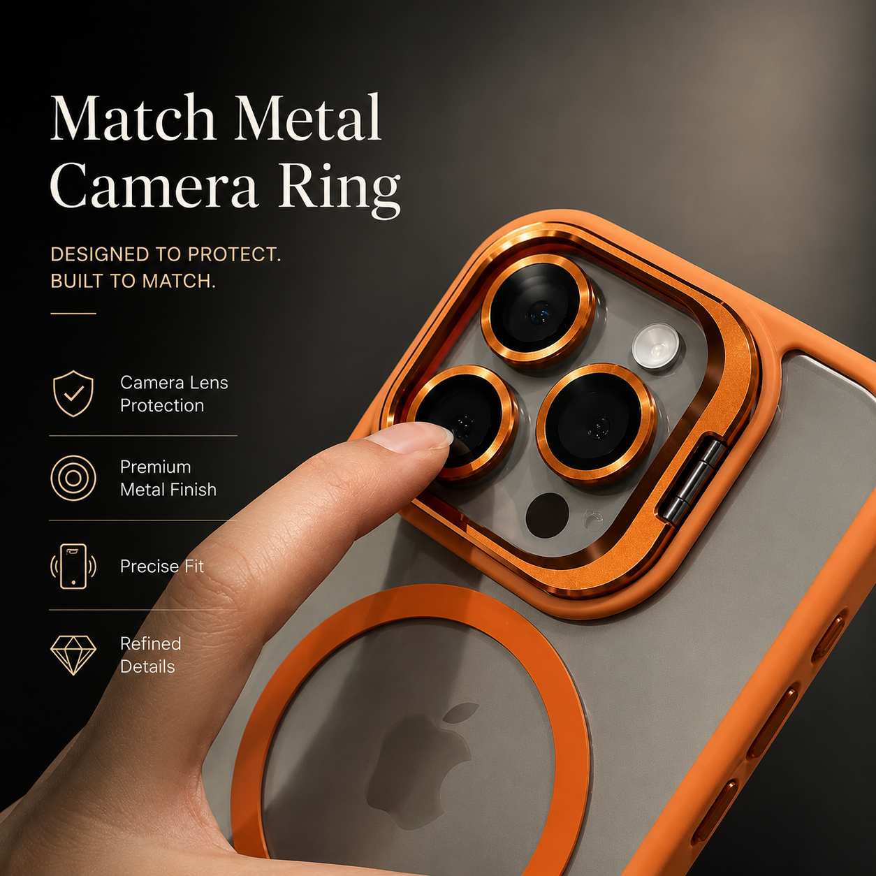 Premium iPhone Case MagSafe Compatible Shockproof Bumper Protective Cover Full Body Camera Lens Guard Slim Anti Scratch Wireless Charging Design