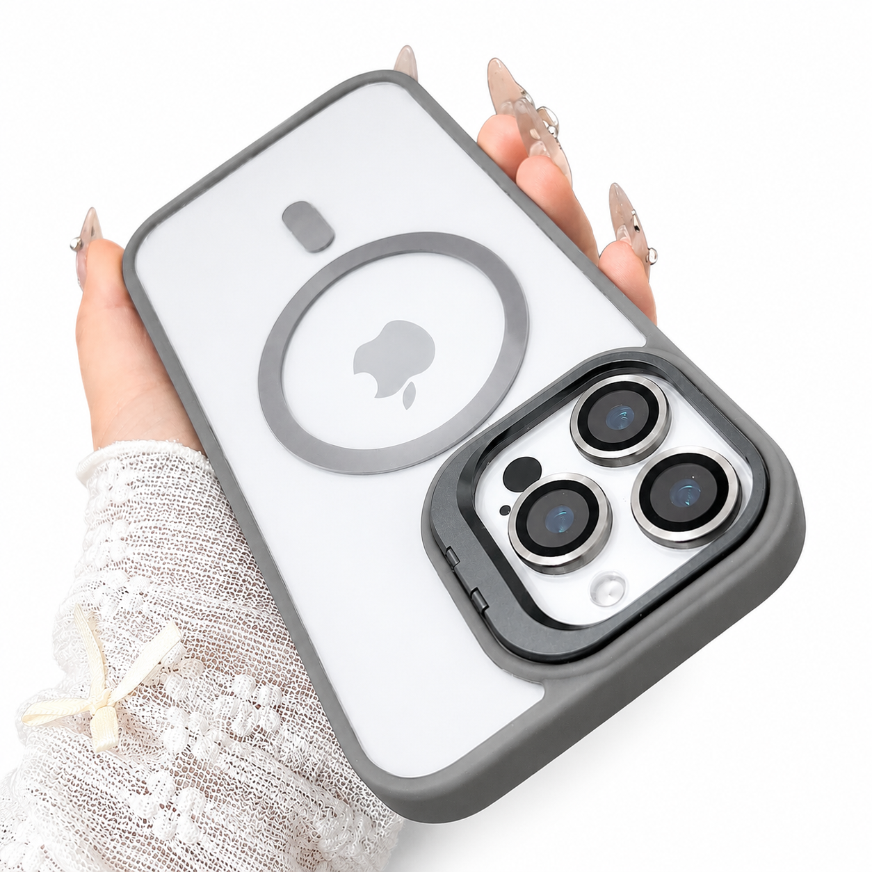 Premium iPhone Case MagSafe Compatible Shockproof Bumper Protective Cover Full Body Camera Lens Guard Slim Anti Scratch Wireless Charging Design