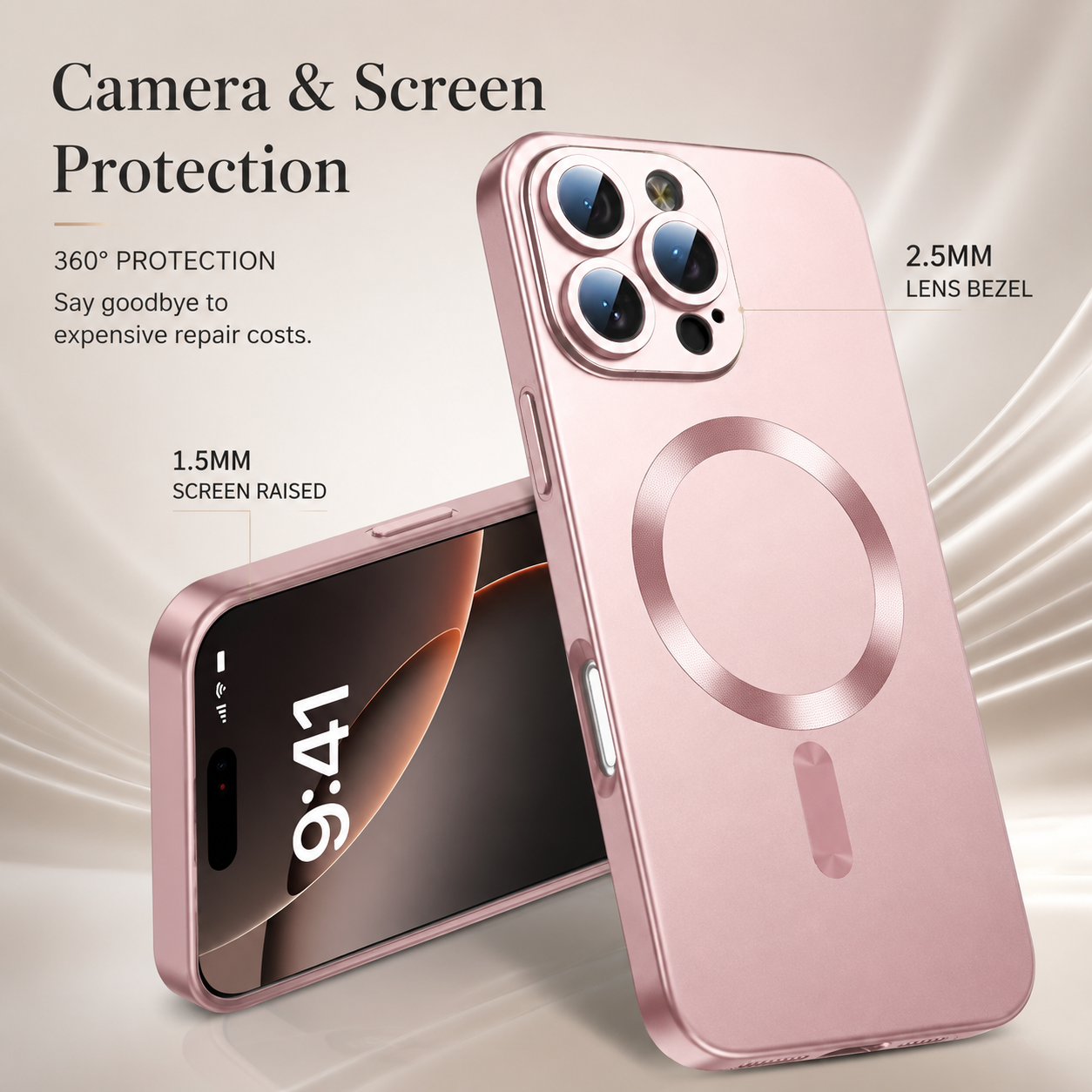Premium iPhone Case MagSafe Compatible Silicone Cover Camera Protection Shockproof Full Coverage Anti Fingerprint Matte Non Slip Slim Design