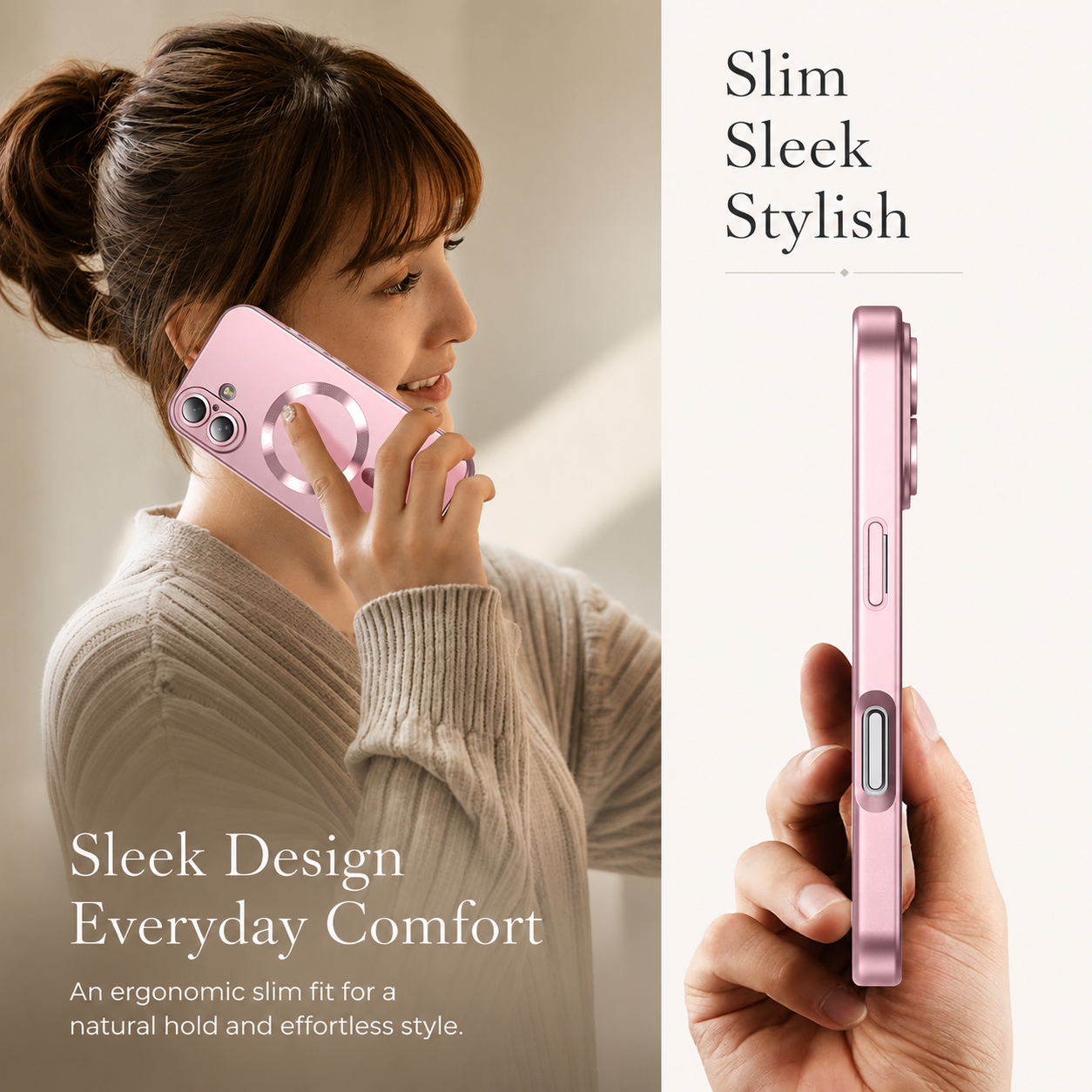 Premium iPhone Case MagSafe Compatible Silicone Cover Camera Protection Shockproof Full Coverage Anti Fingerprint Matte Non Slip Slim Design