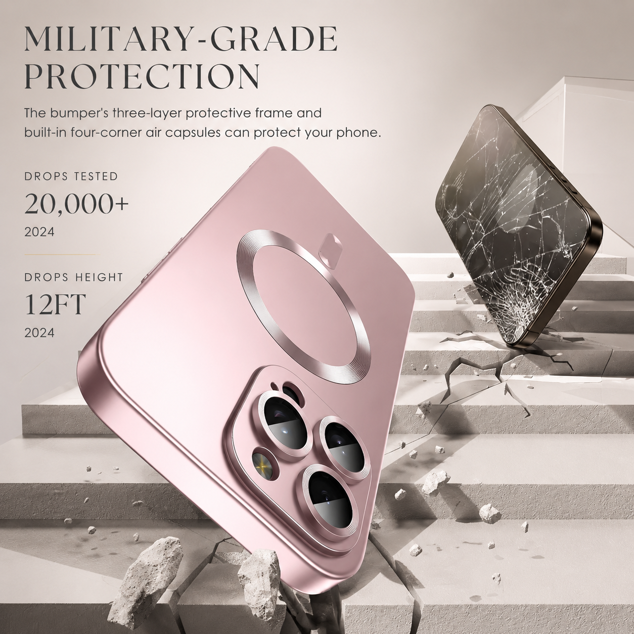 Premium iPhone Case MagSafe Compatible Silicone Cover Camera Protection Shockproof Full Coverage Anti Fingerprint Matte Non Slip Slim Design