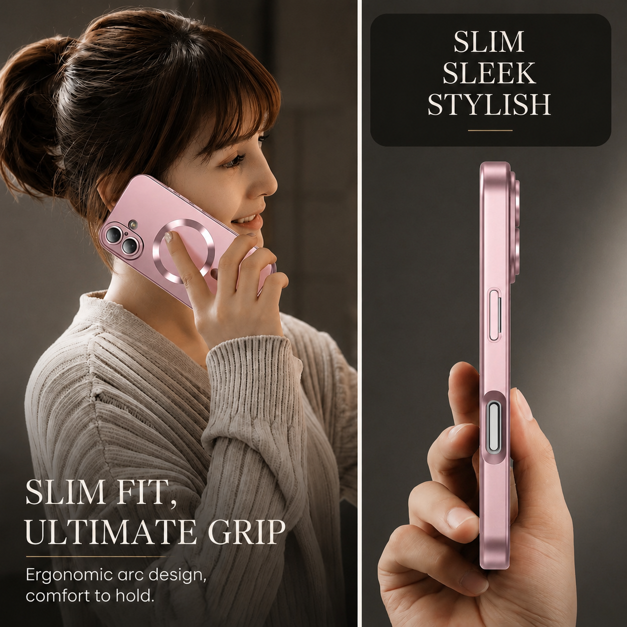 Premium iPhone Case MagSafe Compatible Silicone Protective Cover Full Coverage Shockproof Camera Protection Anti Fingerprint Matte Non Slip Slim Design