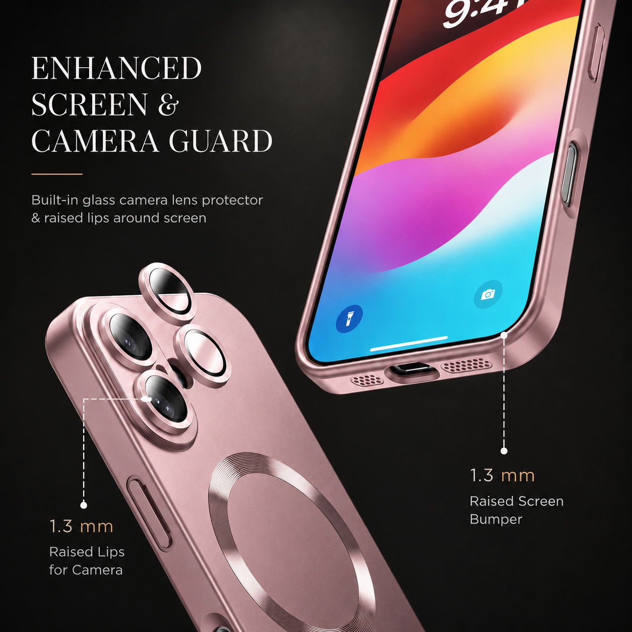 Premium iPhone Case MagSafe Compatible Silicone Protective Cover Full Coverage Shockproof Camera Protection Anti Fingerprint Matte Non Slip Slim Design