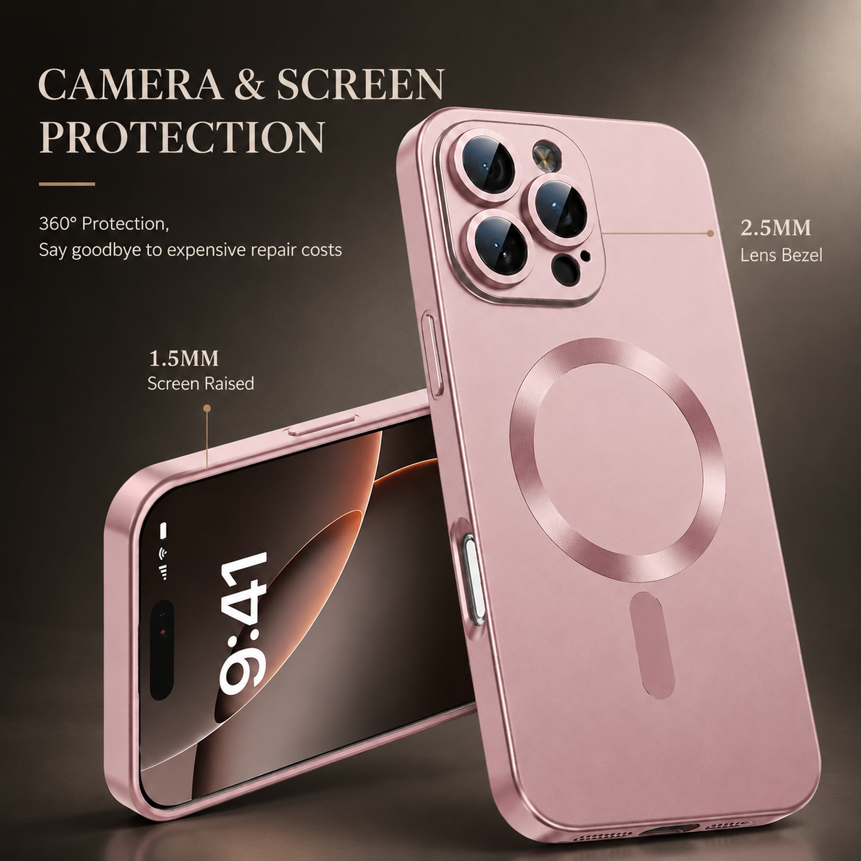 Premium iPhone Case MagSafe Compatible Silicone Protective Cover Full Coverage Shockproof Camera Protection Anti Fingerprint Matte Non Slip Slim Design