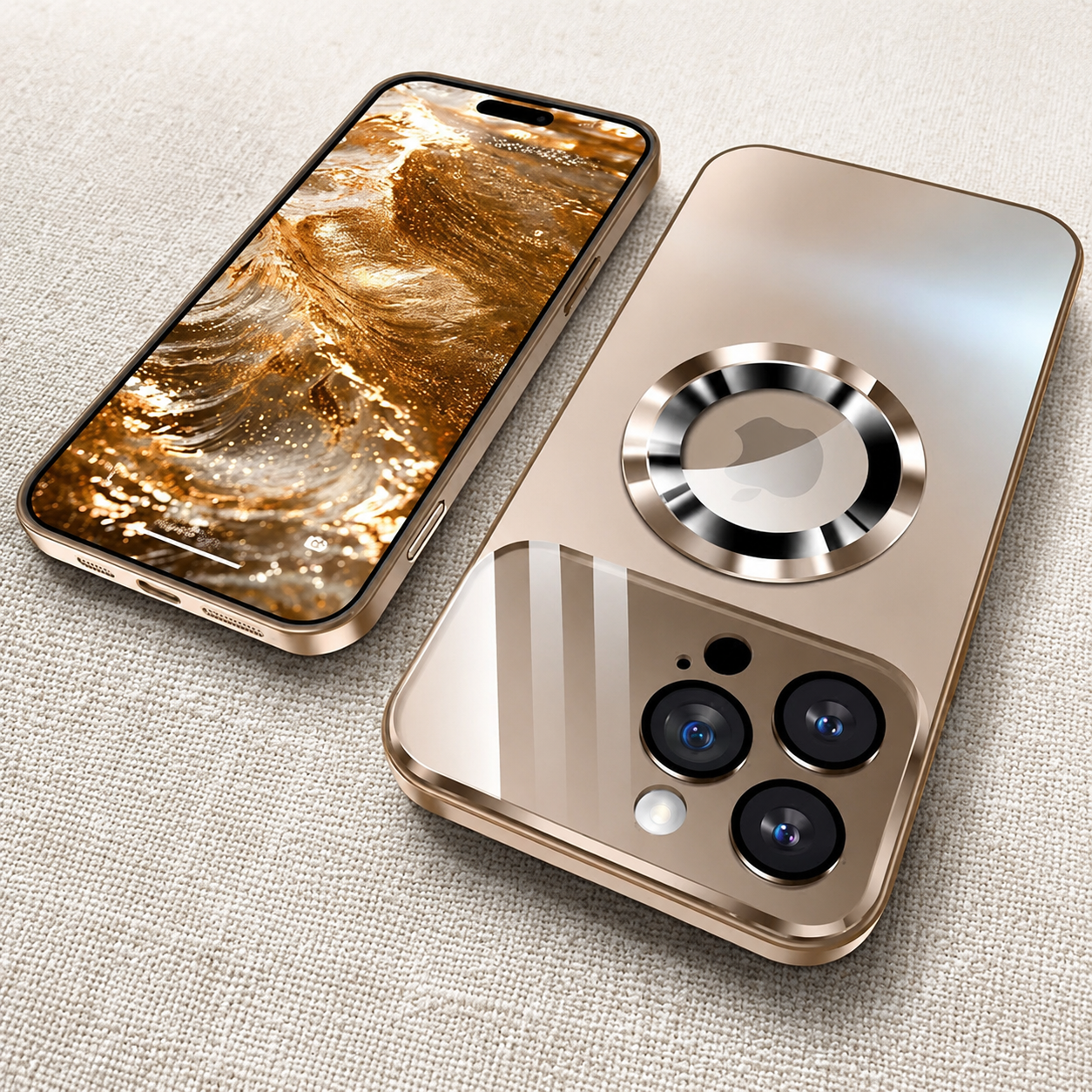 Premium iPhone Case MagSafe Compatible Tempered Glass Back Shockproof Protective Cover Camera Lens Protection Magnetic Wireless Charging Slim Full Coverage
