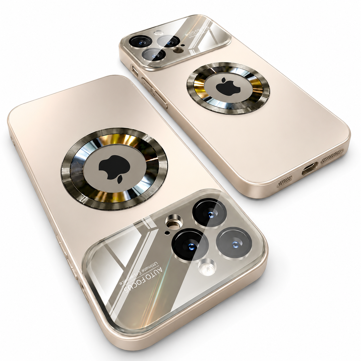Premium iPhone Case MagSafe Compatible Tempered Glass Protective Cover Shockproof Camera Lens Protection Slim Anti Scratch Full Coverage
