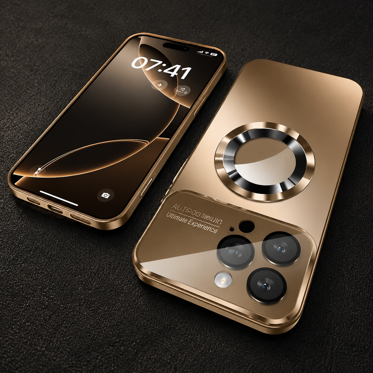 Premium iPhone Case MagSafe Compatible Titanium Metallic Matte Cover Camera Lens Protection Shockproof PC Silicone Anti Scratch Slim Full Coverage Design